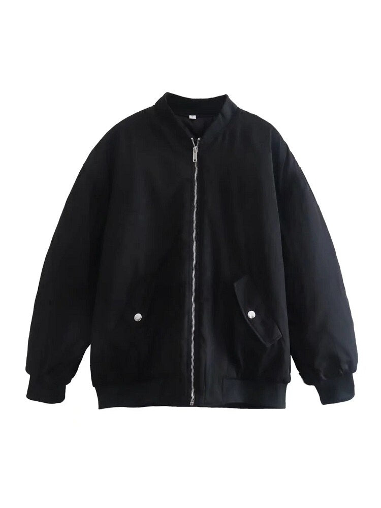 WOLFF - Stylische Oversized Bomberjacke für Frauen im Trend