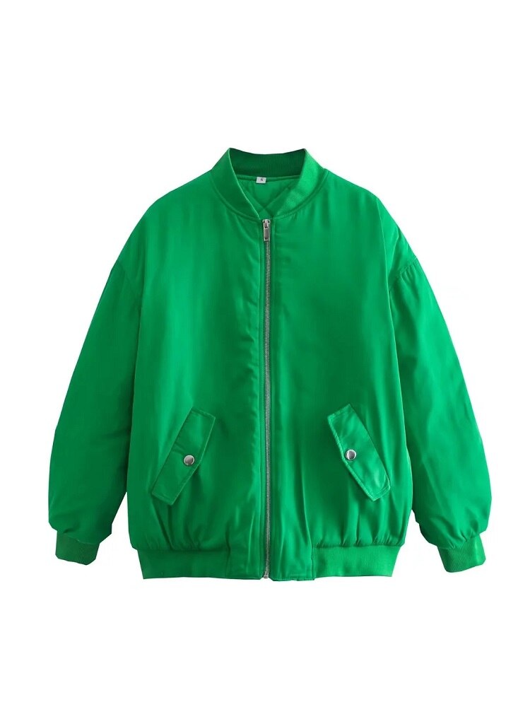 WOLFF - Stylische Oversized Bomberjacke für Frauen im Trend