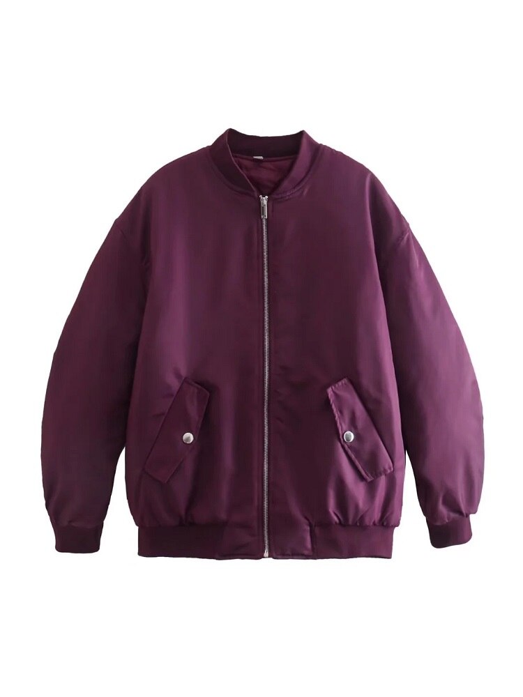 WOLFF - Stylische Oversized Bomberjacke für Frauen im Trend
