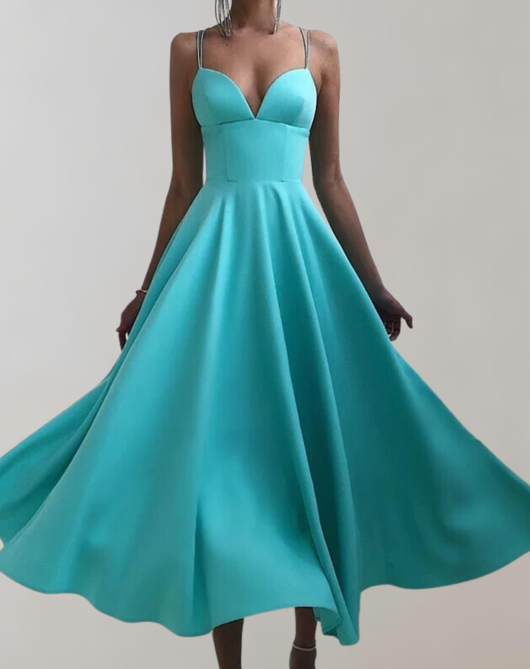 Daniza - Ärmellosesi Damen Elegantes s Kleid