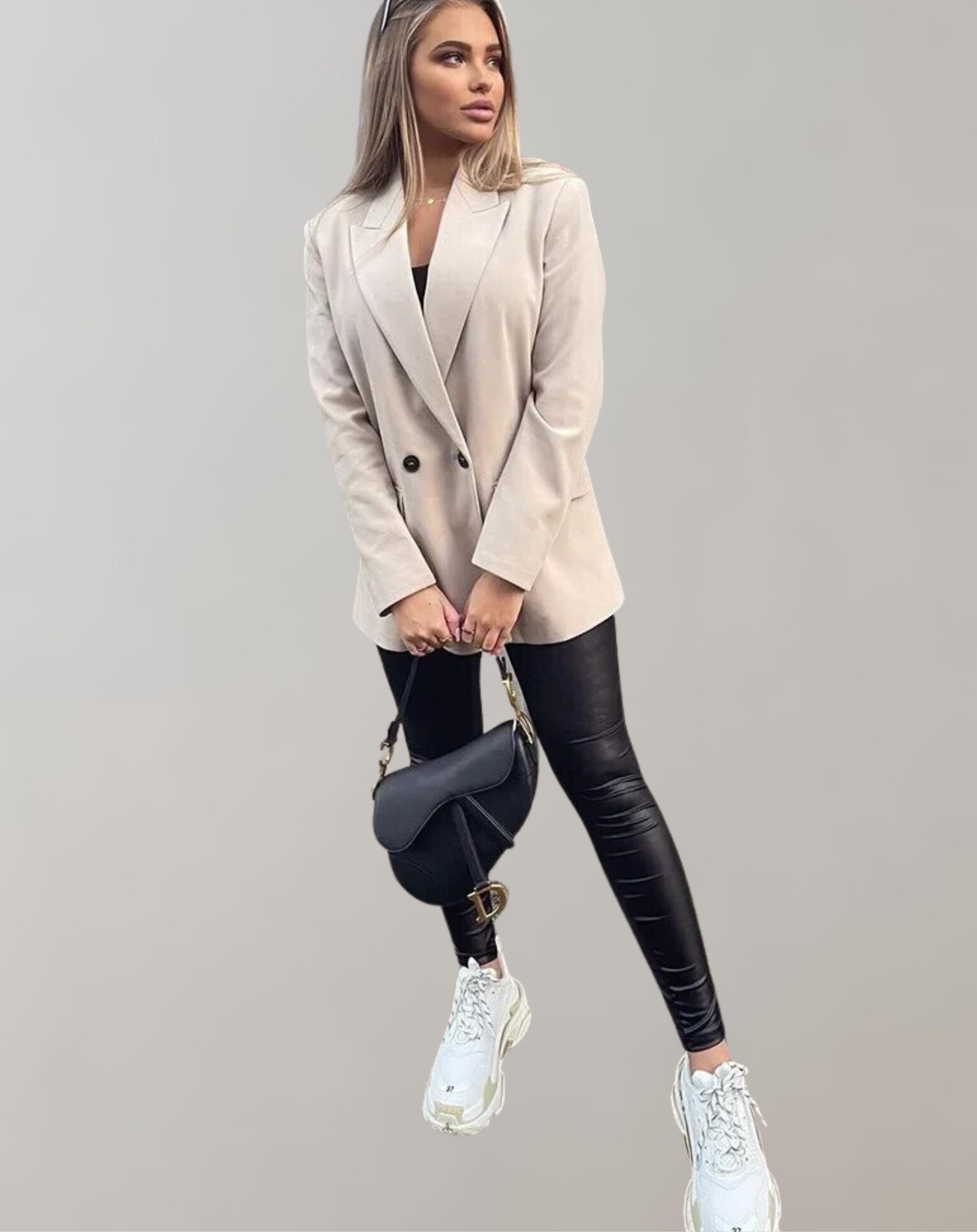 Merel - Frauen Zweireihiger Blazer