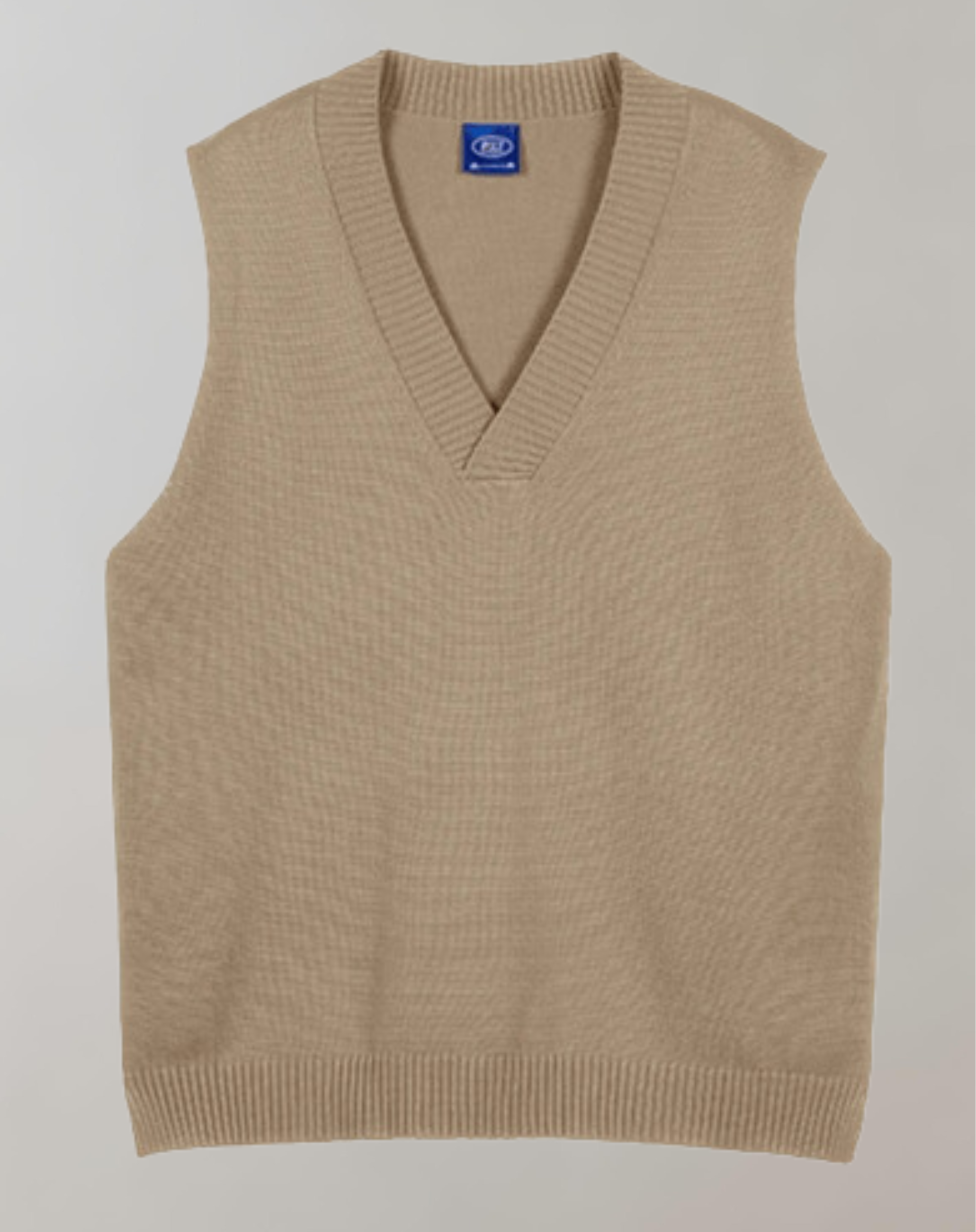 Manfrin - Sleeveless V-neck Pullover