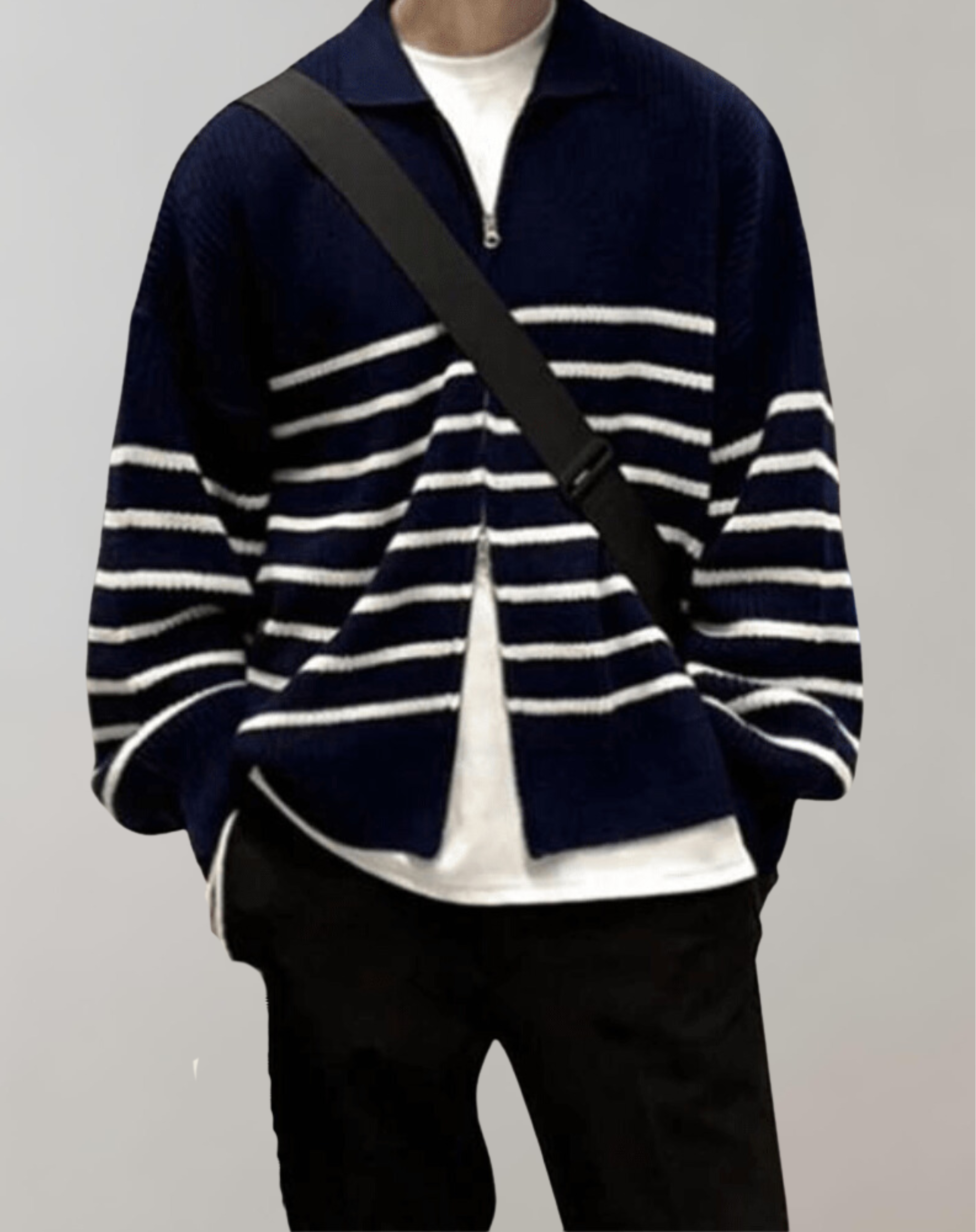 Mario - Minimale Strickjacke