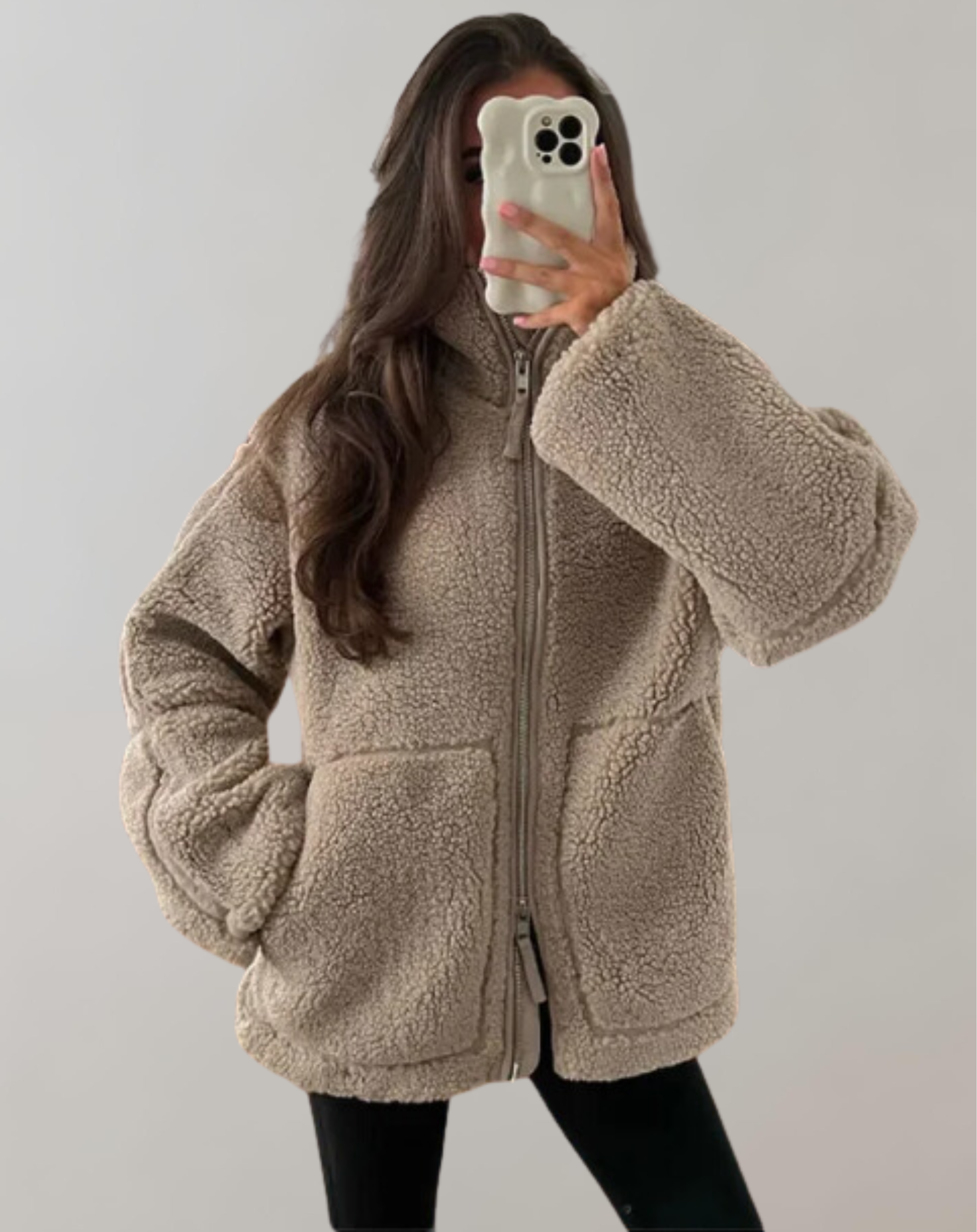 Marlena – Warmer Teddymantel
