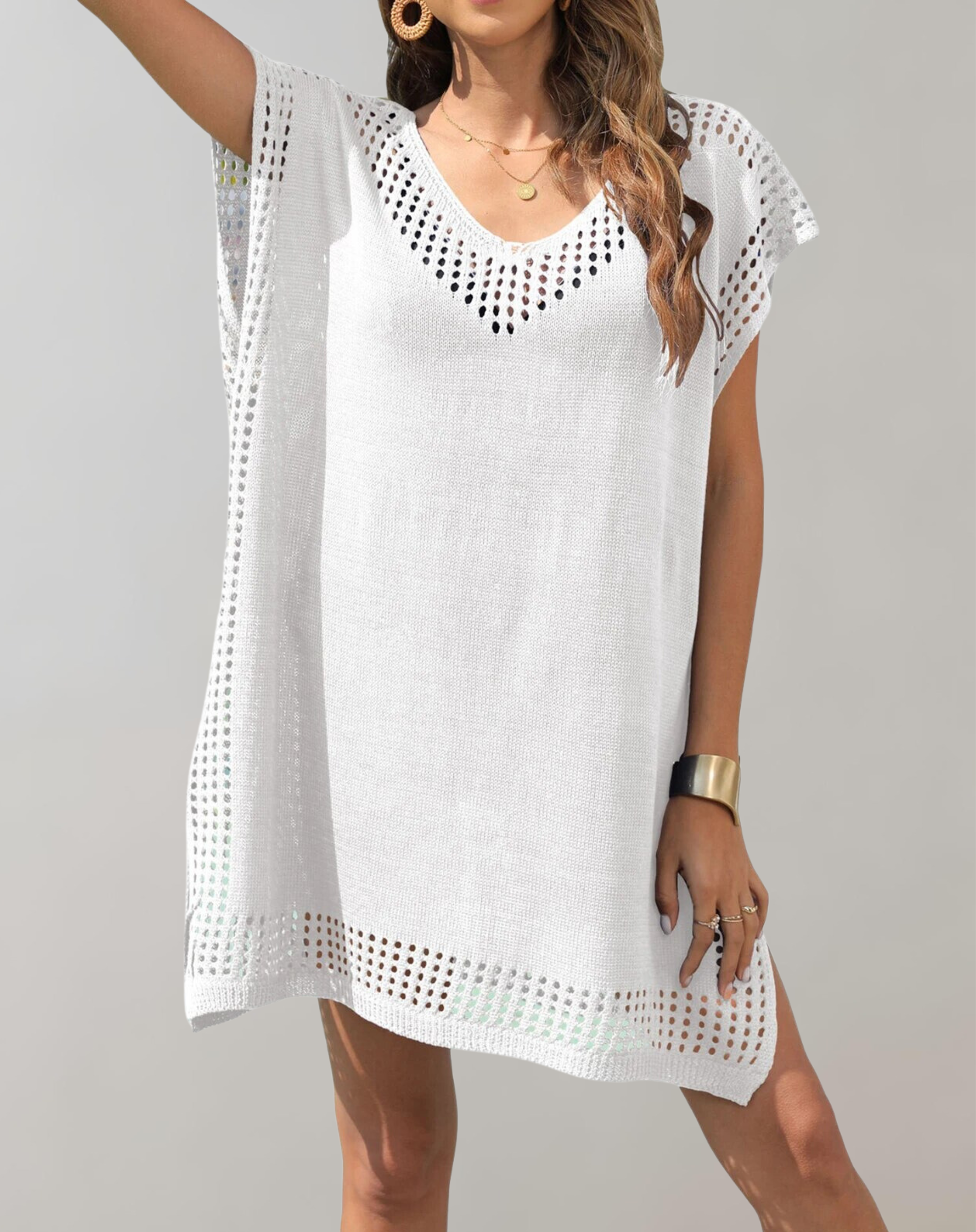 Sherlene - Gehäkeltes Strickkleid