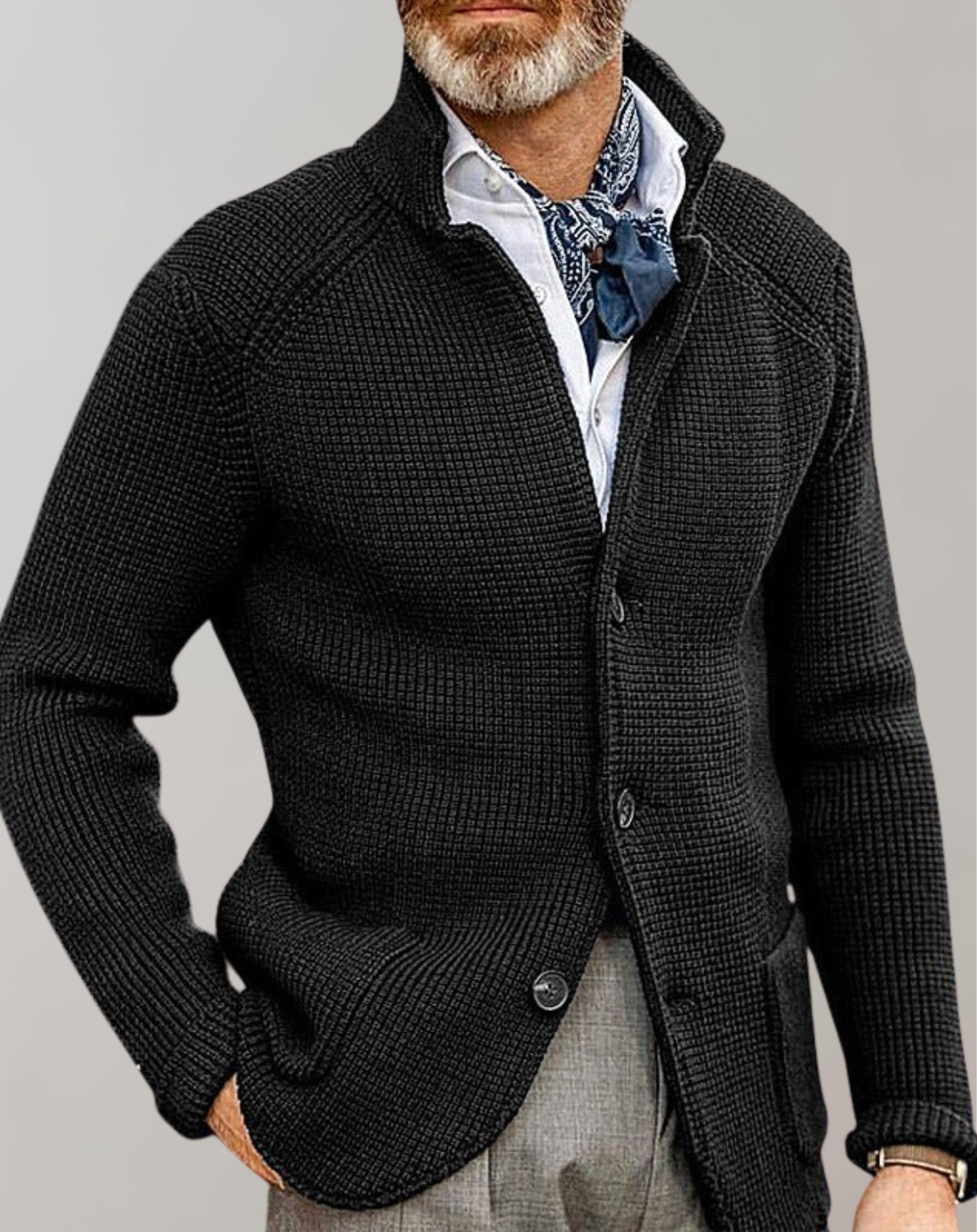 Luca - Heren Strickjacke