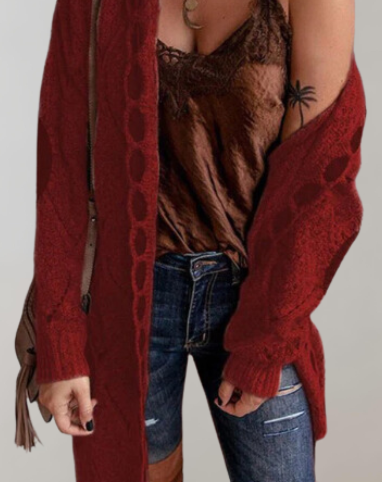 ESMEE - ÜBERGROSSE STRICKJACKE