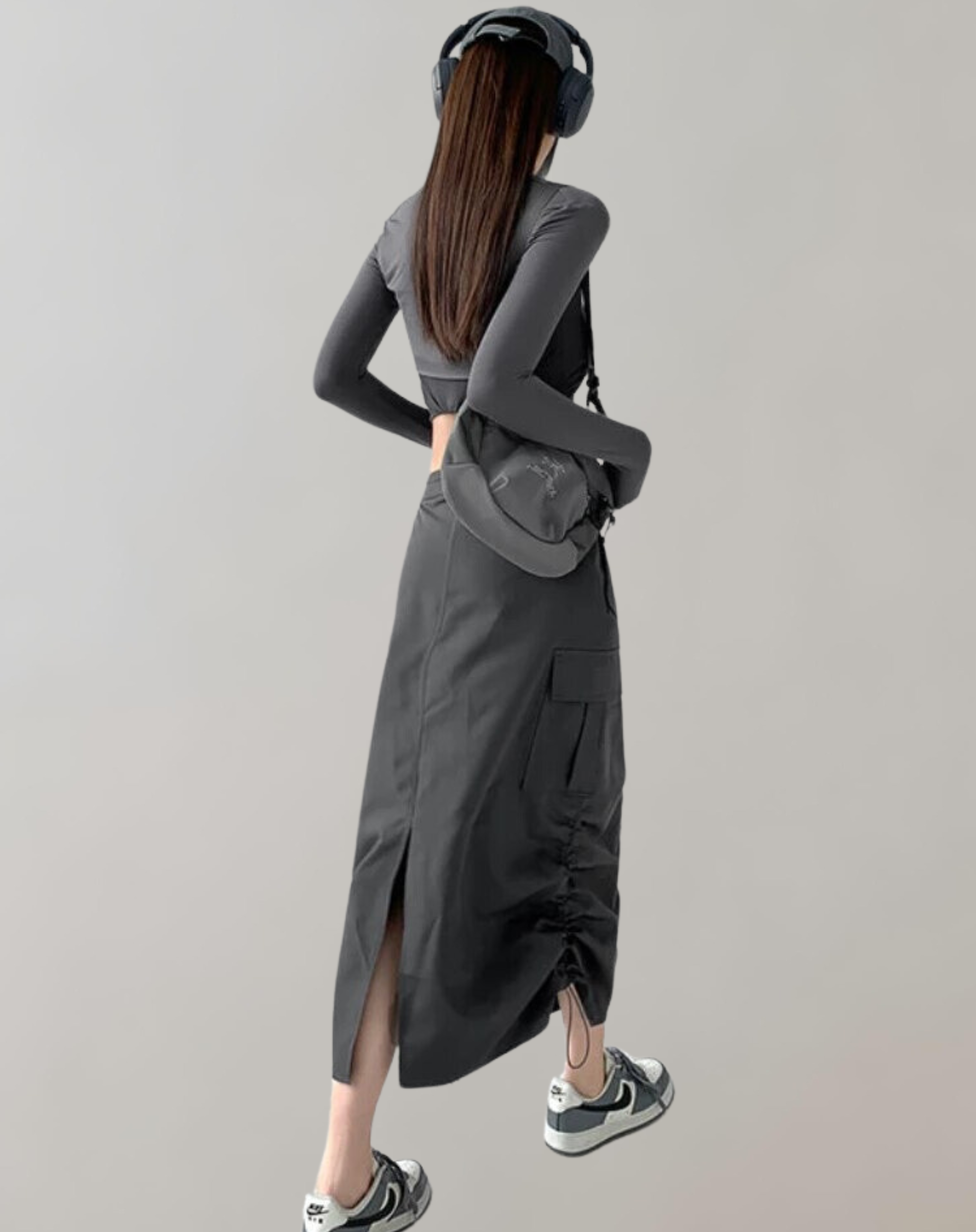 Femke - Midi Skirts  Cargo Hipster