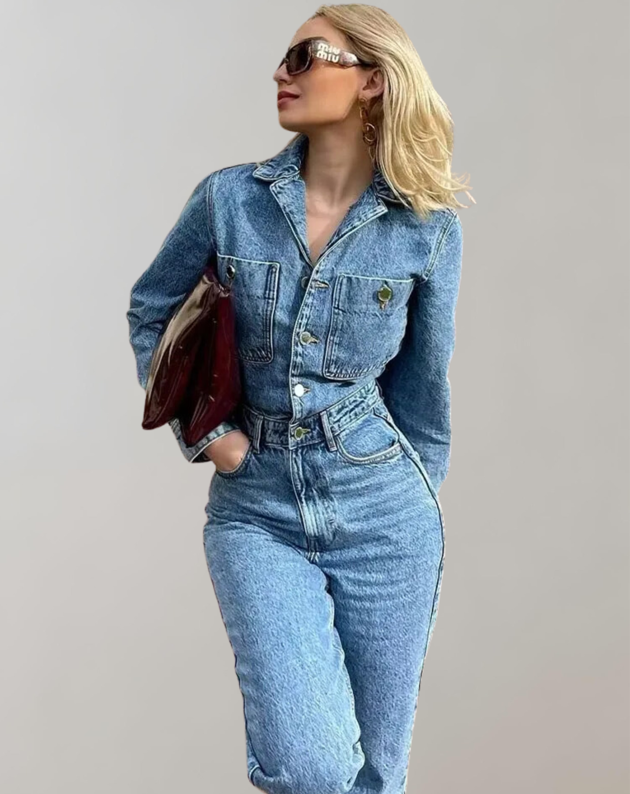 Arianna - Denim Jumpsuit Jean