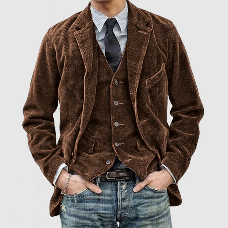 Eleganter Herren-Blazer aus Cord – Modernes Sakko für stilvolle Anlässe