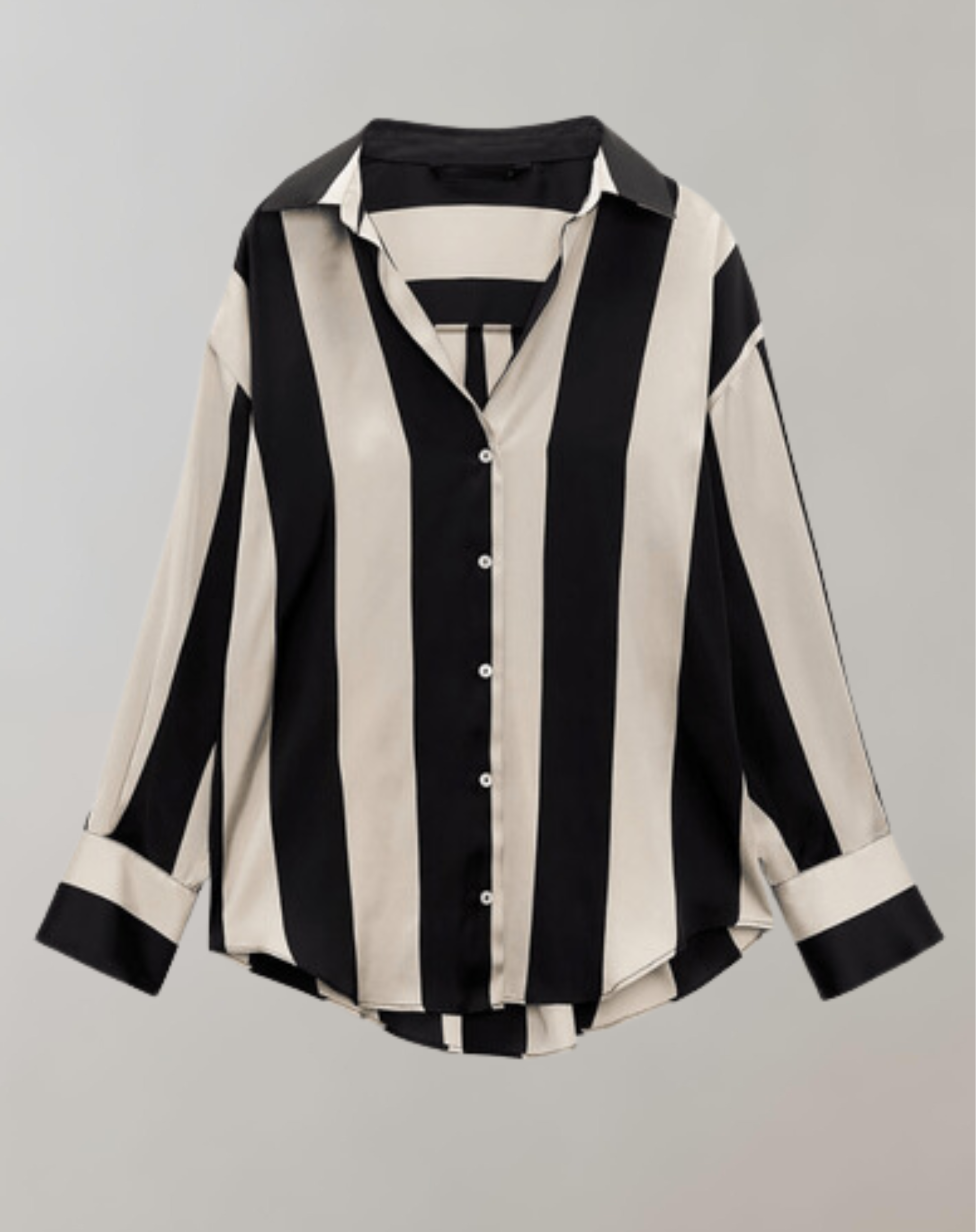 Eva - Gestreiftes Shirt mit V-Ausschnitt