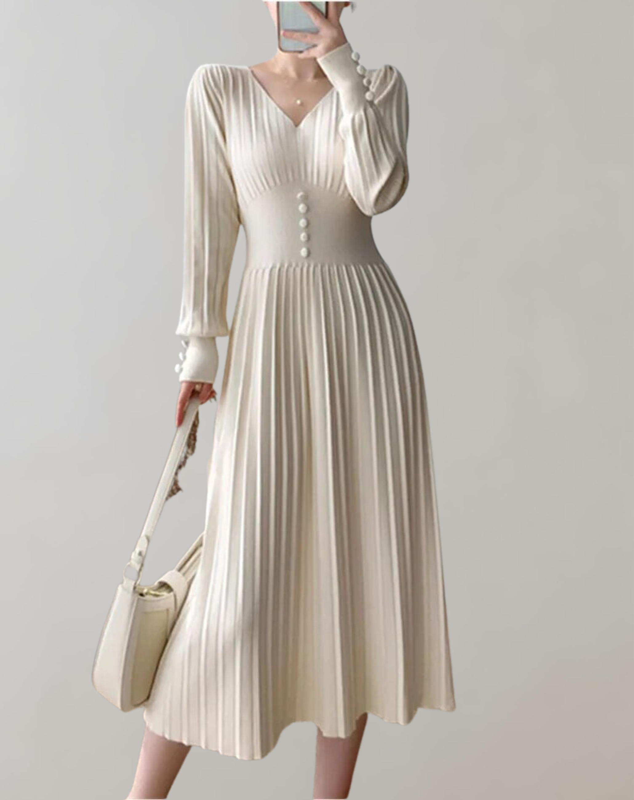 Marissa -  langes Strickkleid Damen