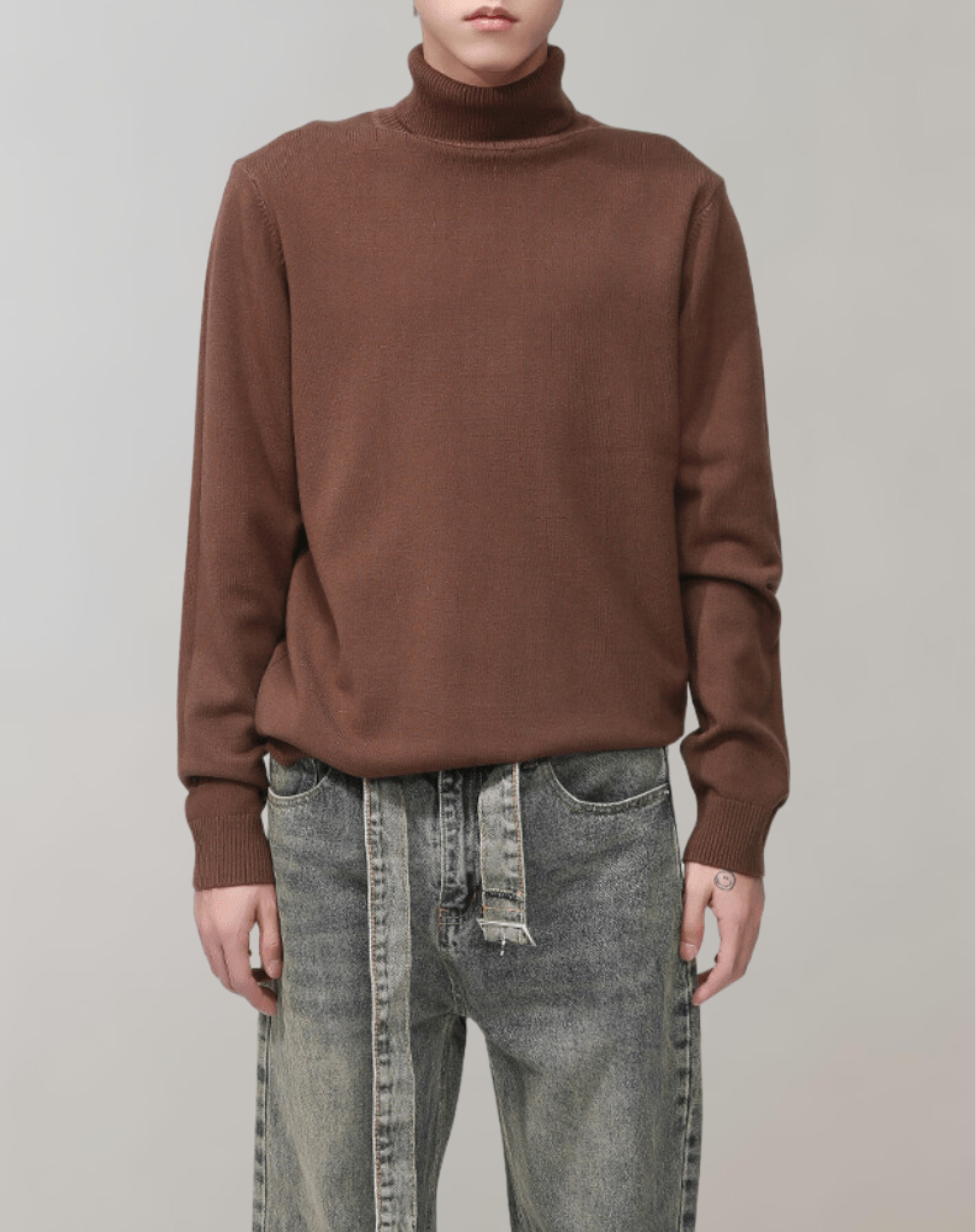 Gioele - Hochgeschlossener Pullover