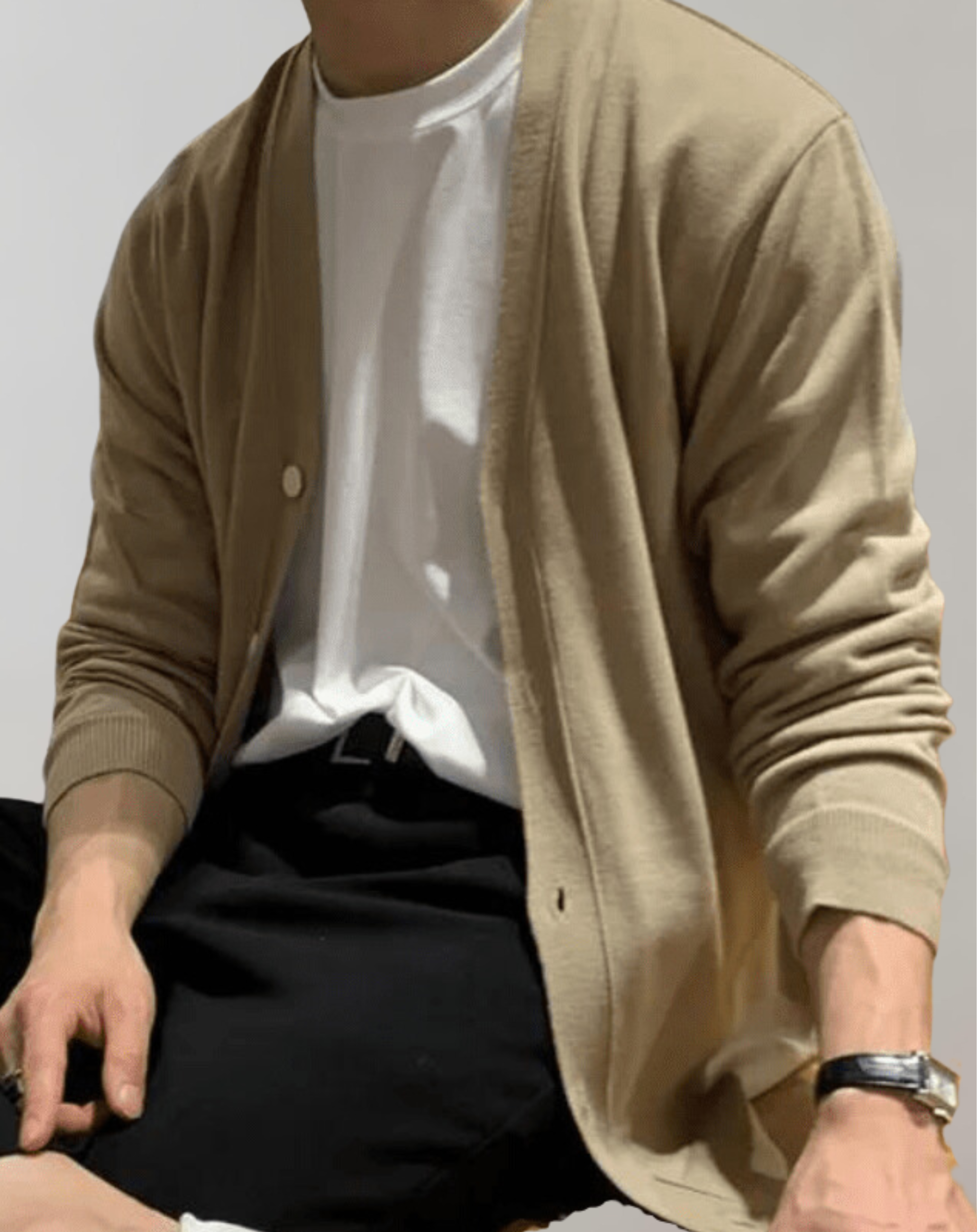 Ilario - Minimale Strickjacke