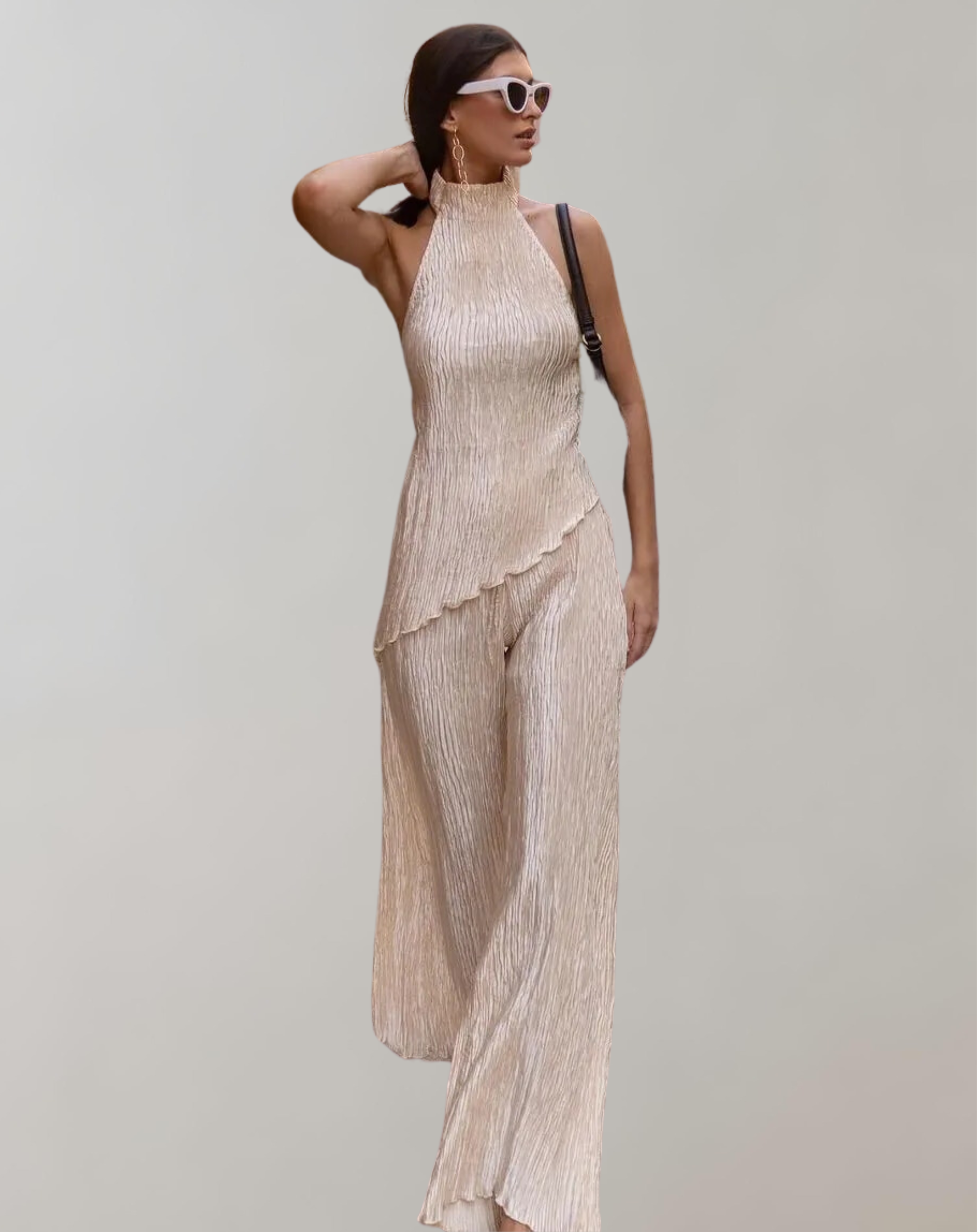 Bethany - Schalkragen Schulterfreies Anzug