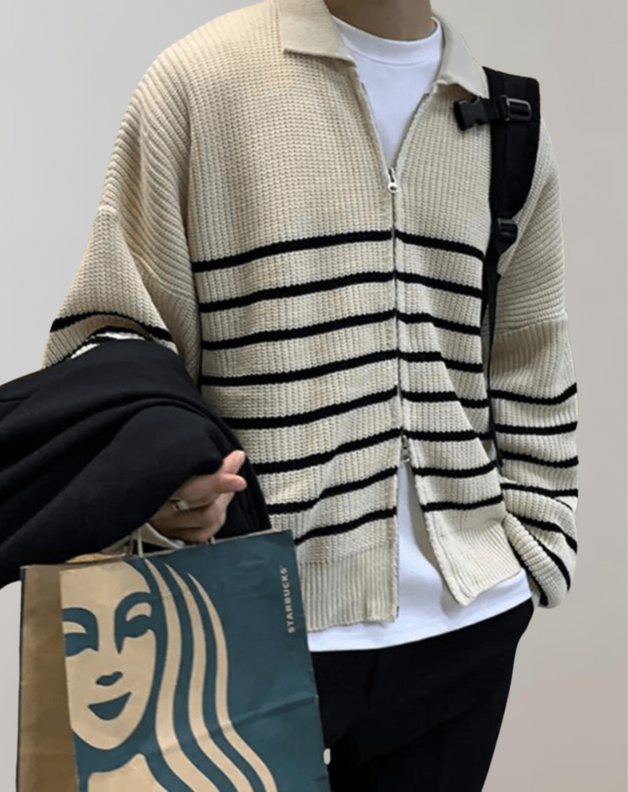 Mario - Minimale Strickjacke
