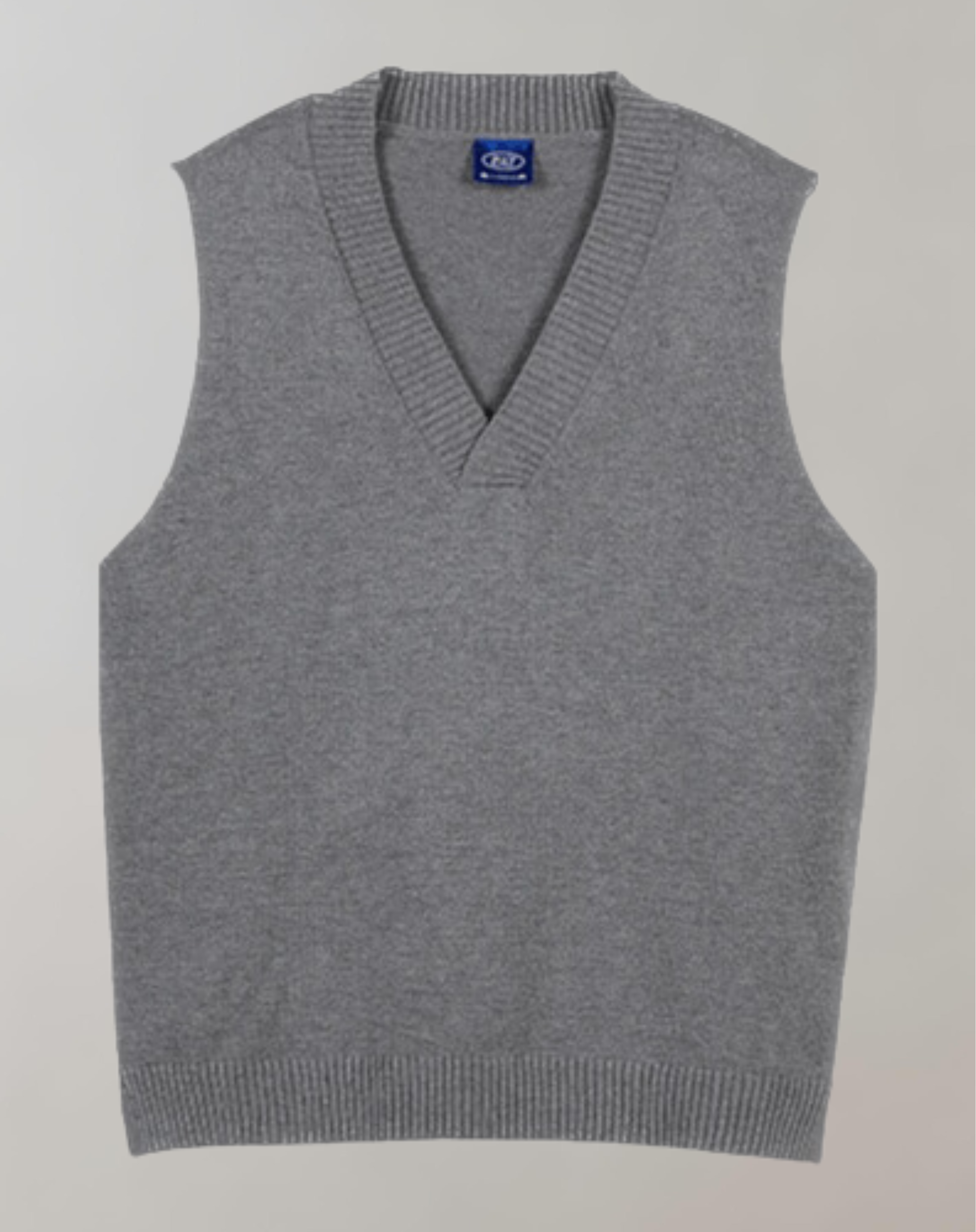 Manfrin - Sleeveless V-neck Pullover