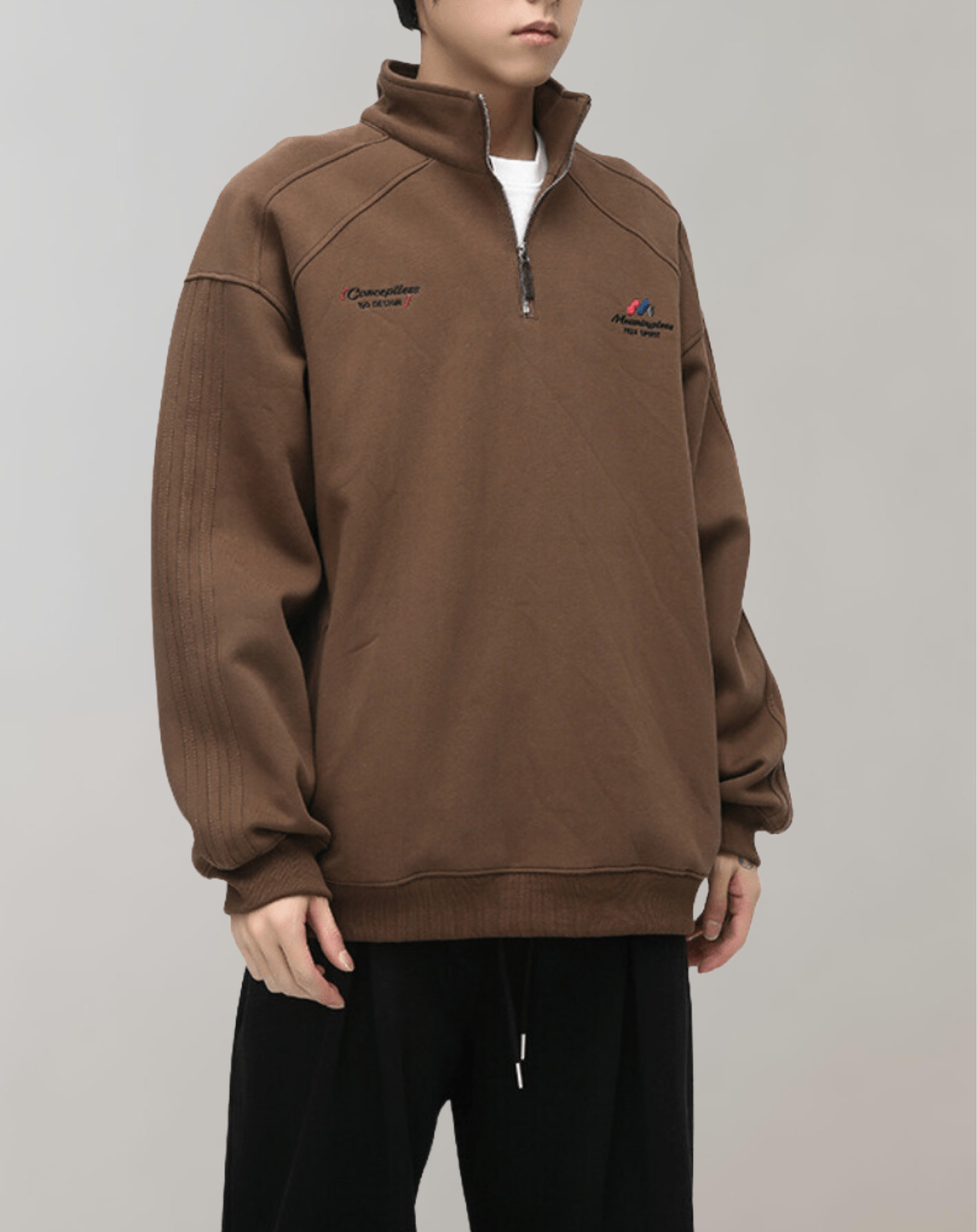 Bryton - Sweatshirt mit gesticktem