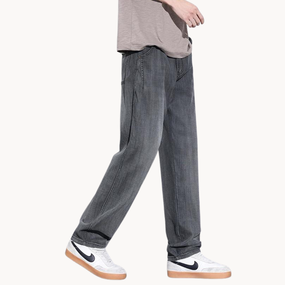 BORDÈH - Klassische Gerade Herrenjeans aus hochwertigem Denim