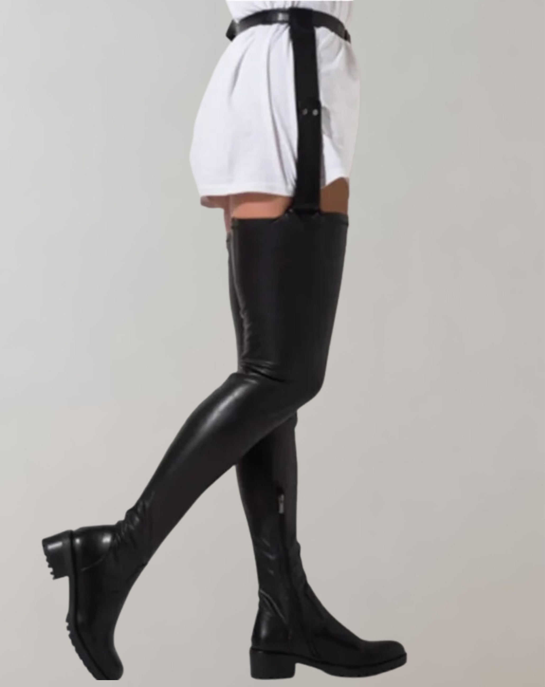 Leila - Damen Hohe Kniestiefel