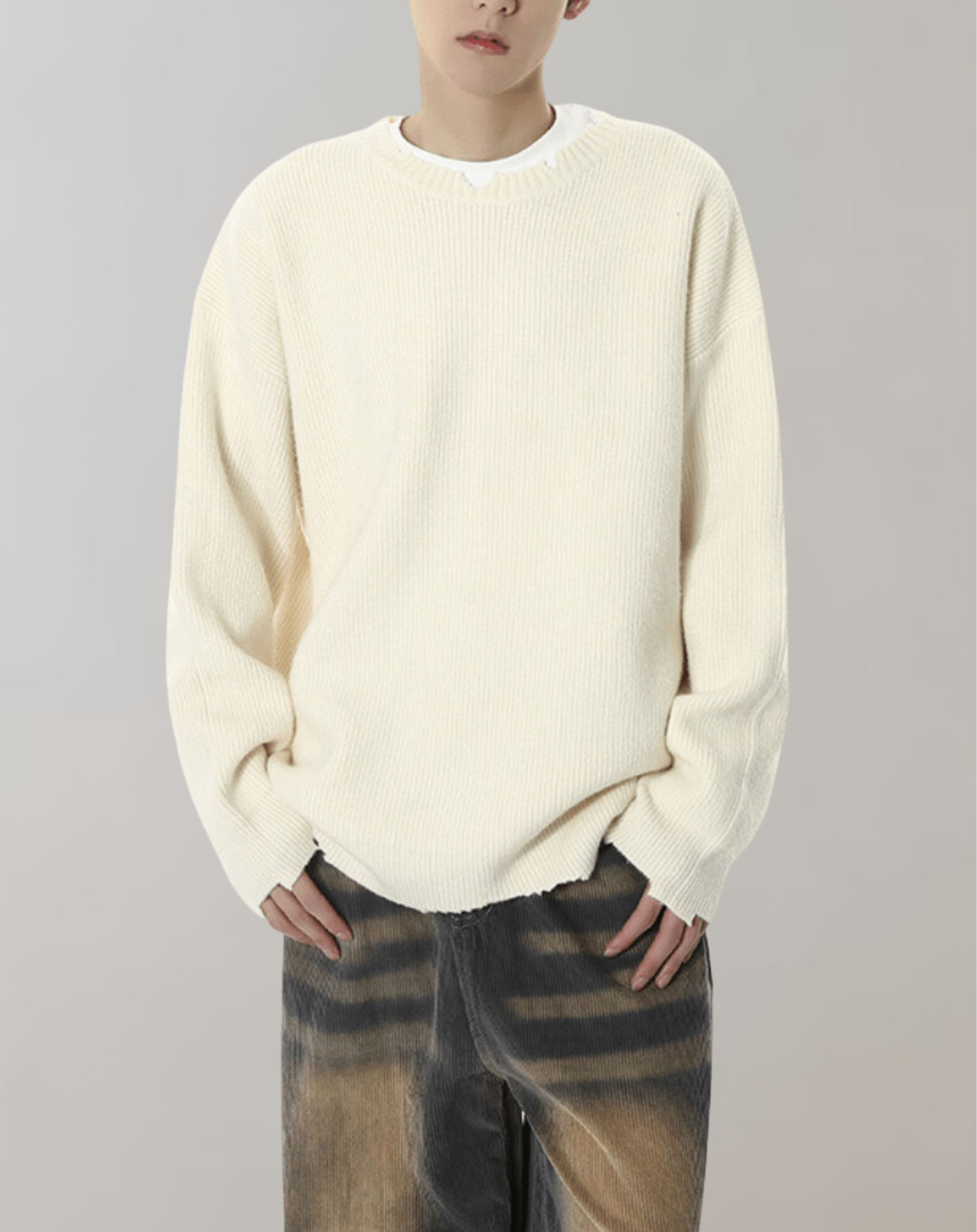 Eddy - Streetwear Rundhalspullover