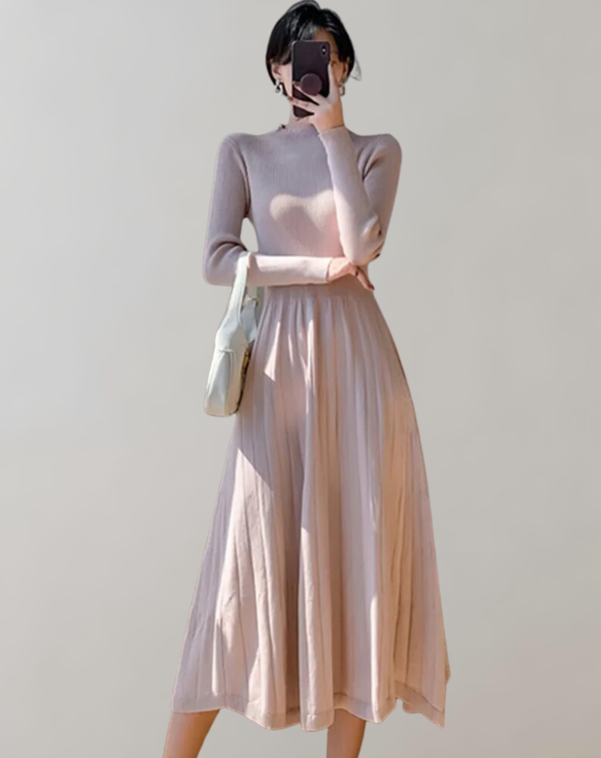 Geressa - Langärmeliges Kleid