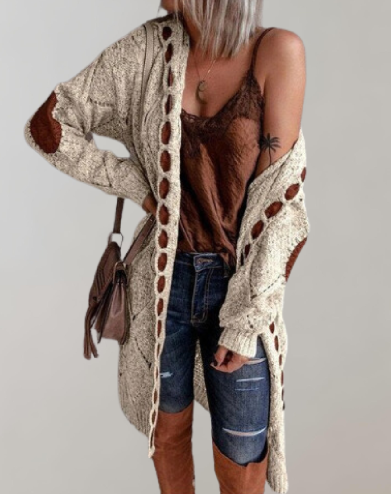 ESMEE - ÜBERGROSSE STRICKJACKE