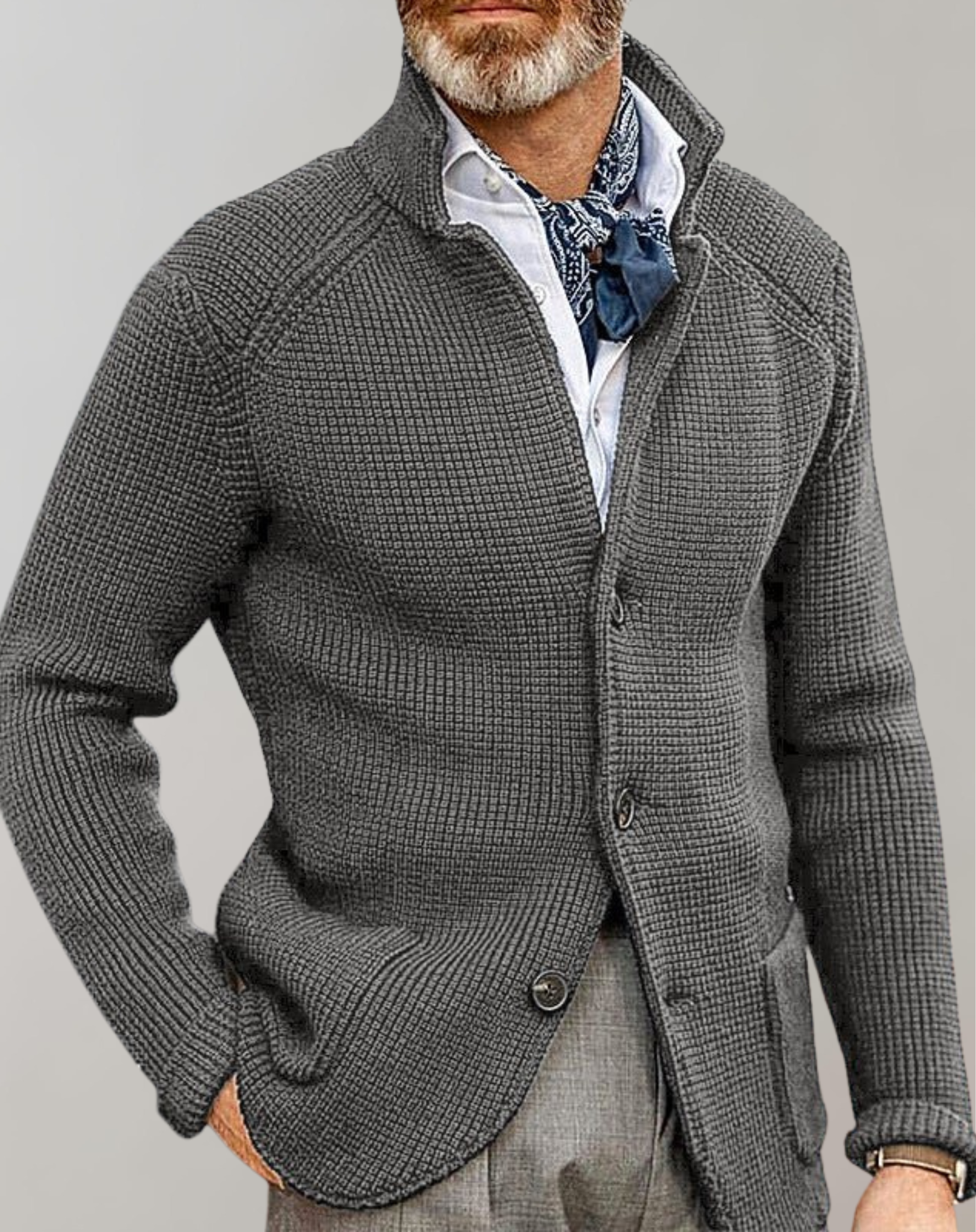 Luca - Heren Strickjacke