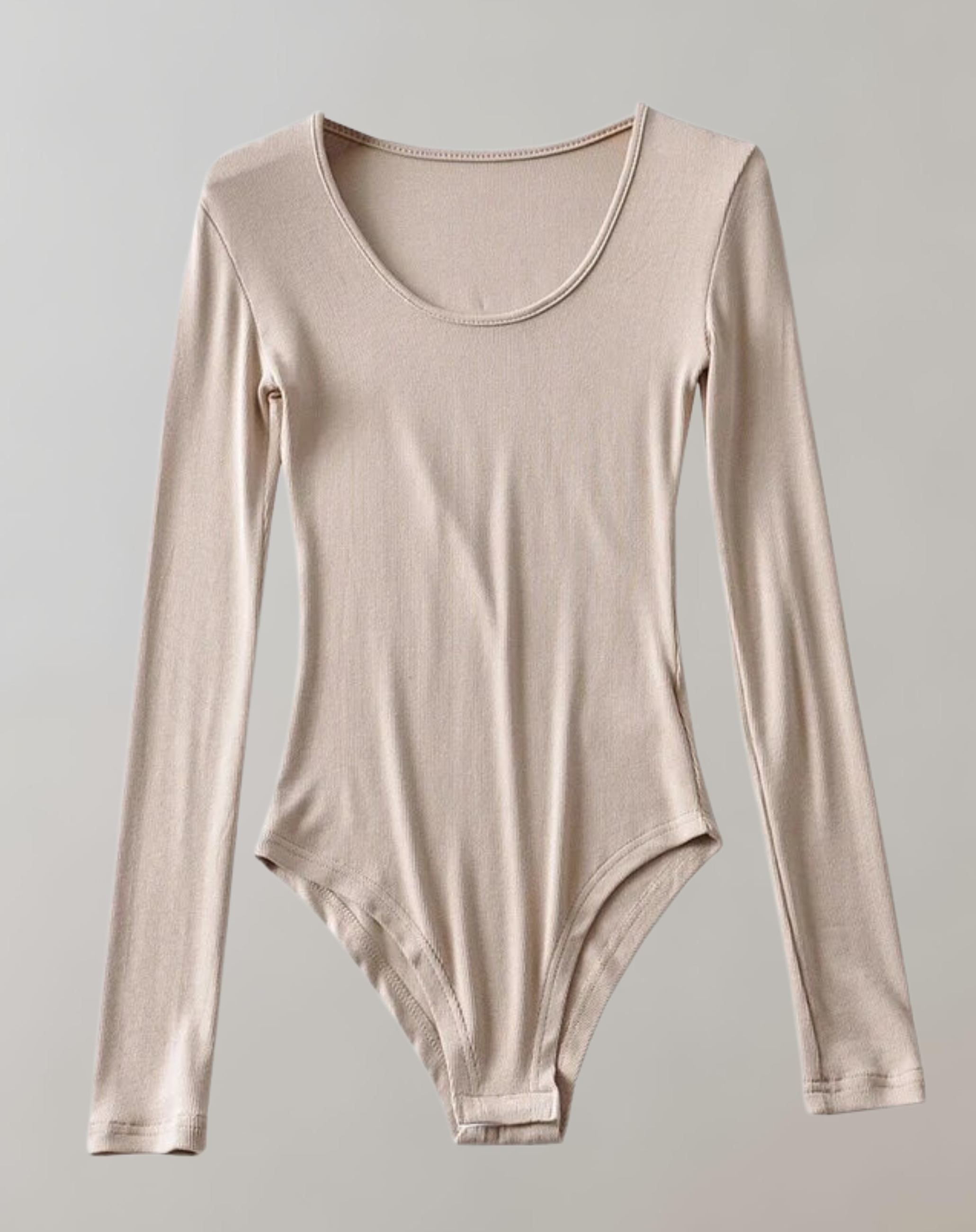 Marit - Bodysuit  Langärmelige O-Ausschnitt