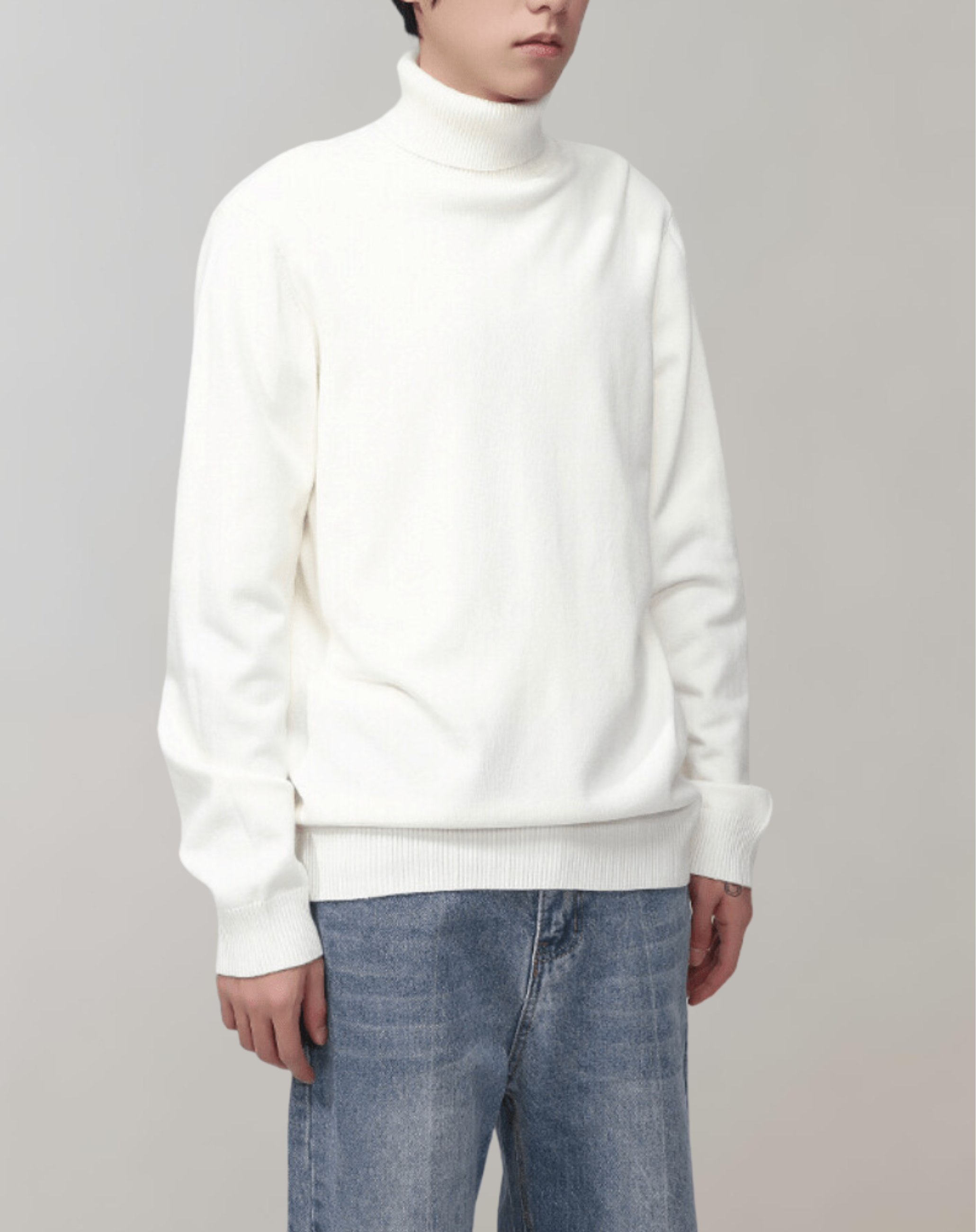 Gioele - Hochgeschlossener Pullover