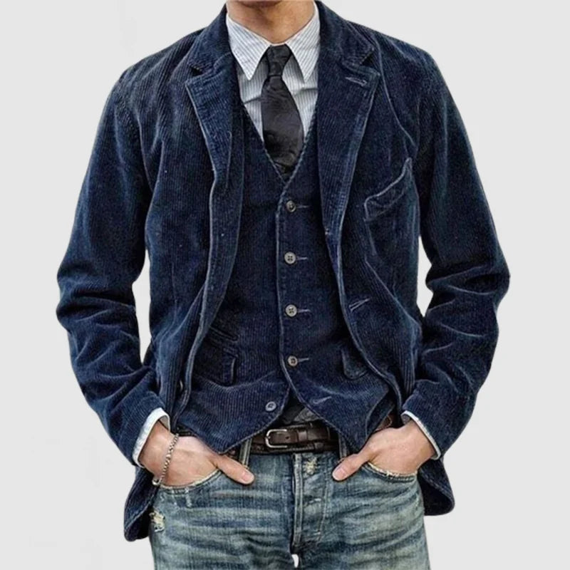 Eleganter Herren-Blazer aus Cord – Modernes Sakko für stilvolle Anlässe