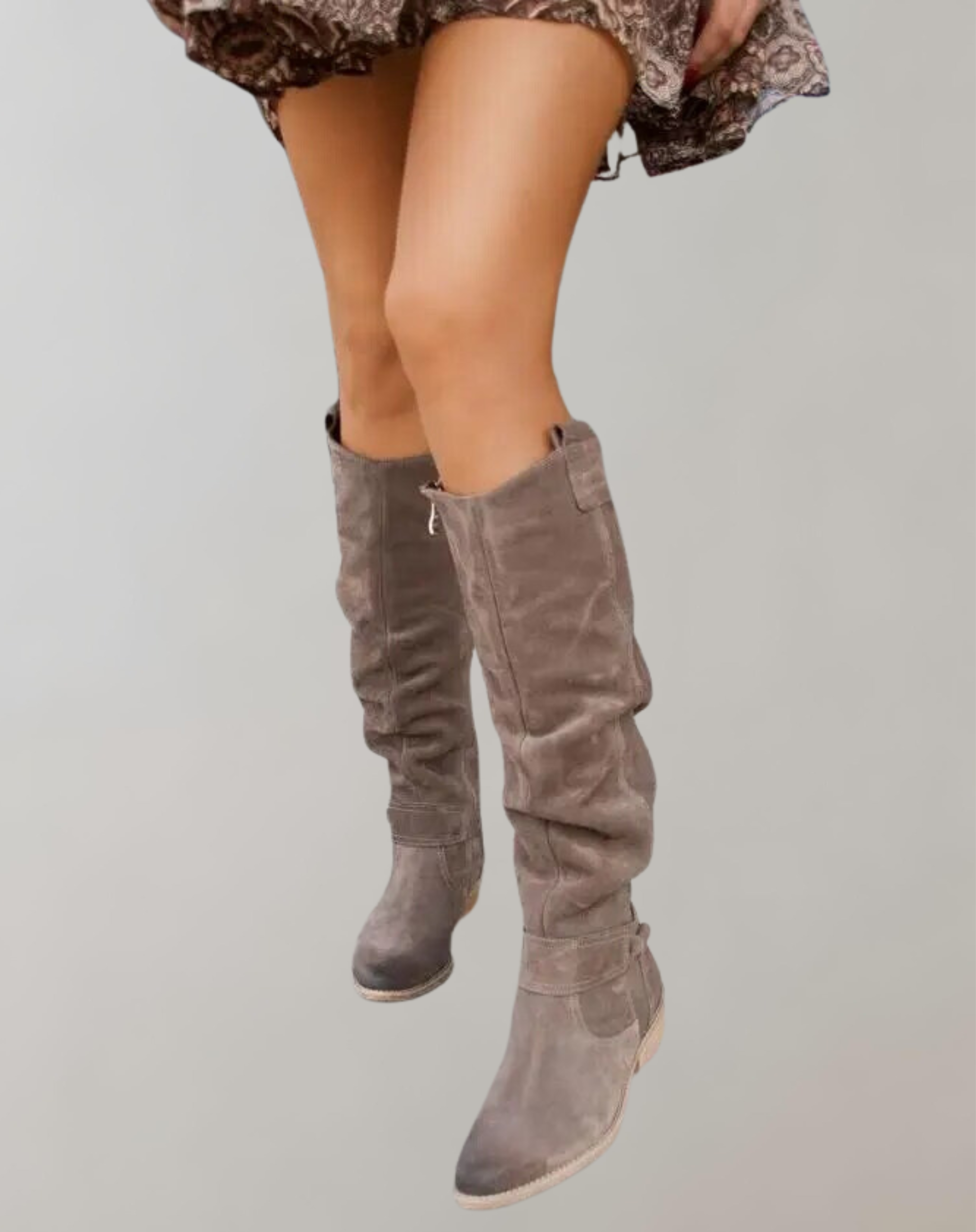 Lisa - Hohe Stiefel  Wildleder Dame