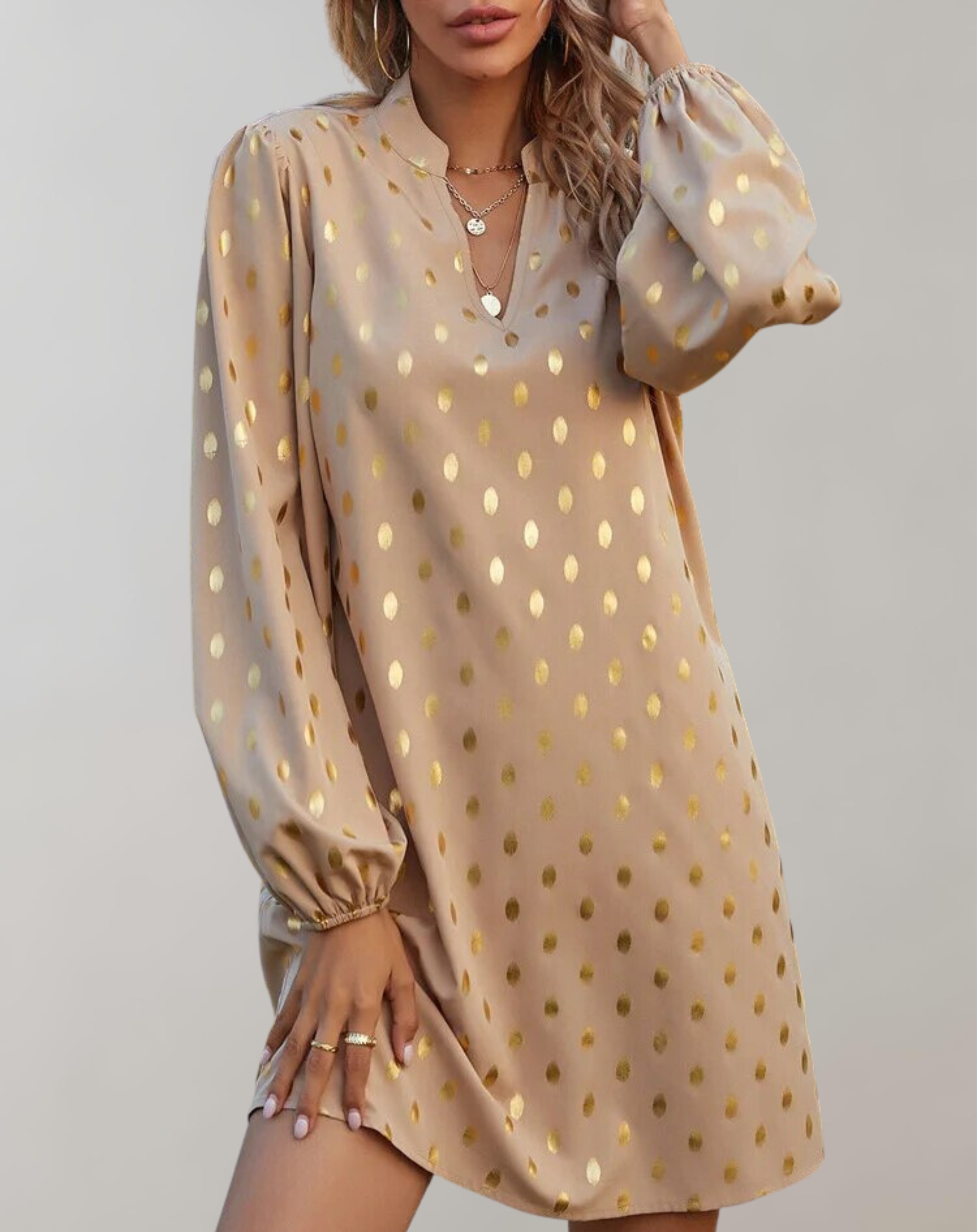 Berdardita - Elegantes Poff Langarm