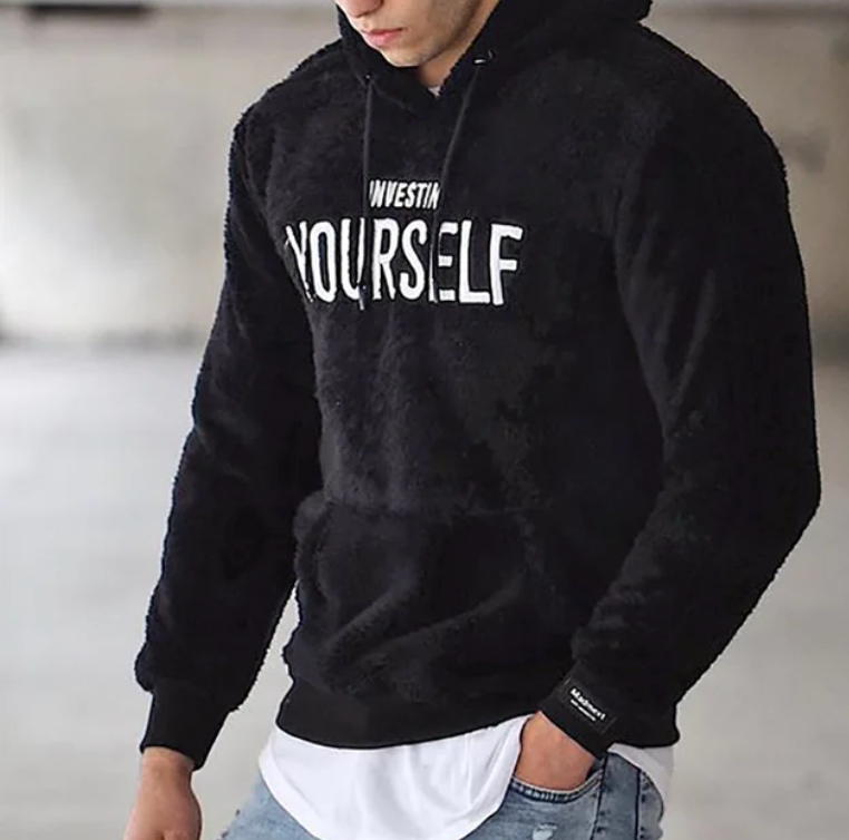 Modischer Print-Kapuzenpullover für Herren - Elegant und Vielseitig