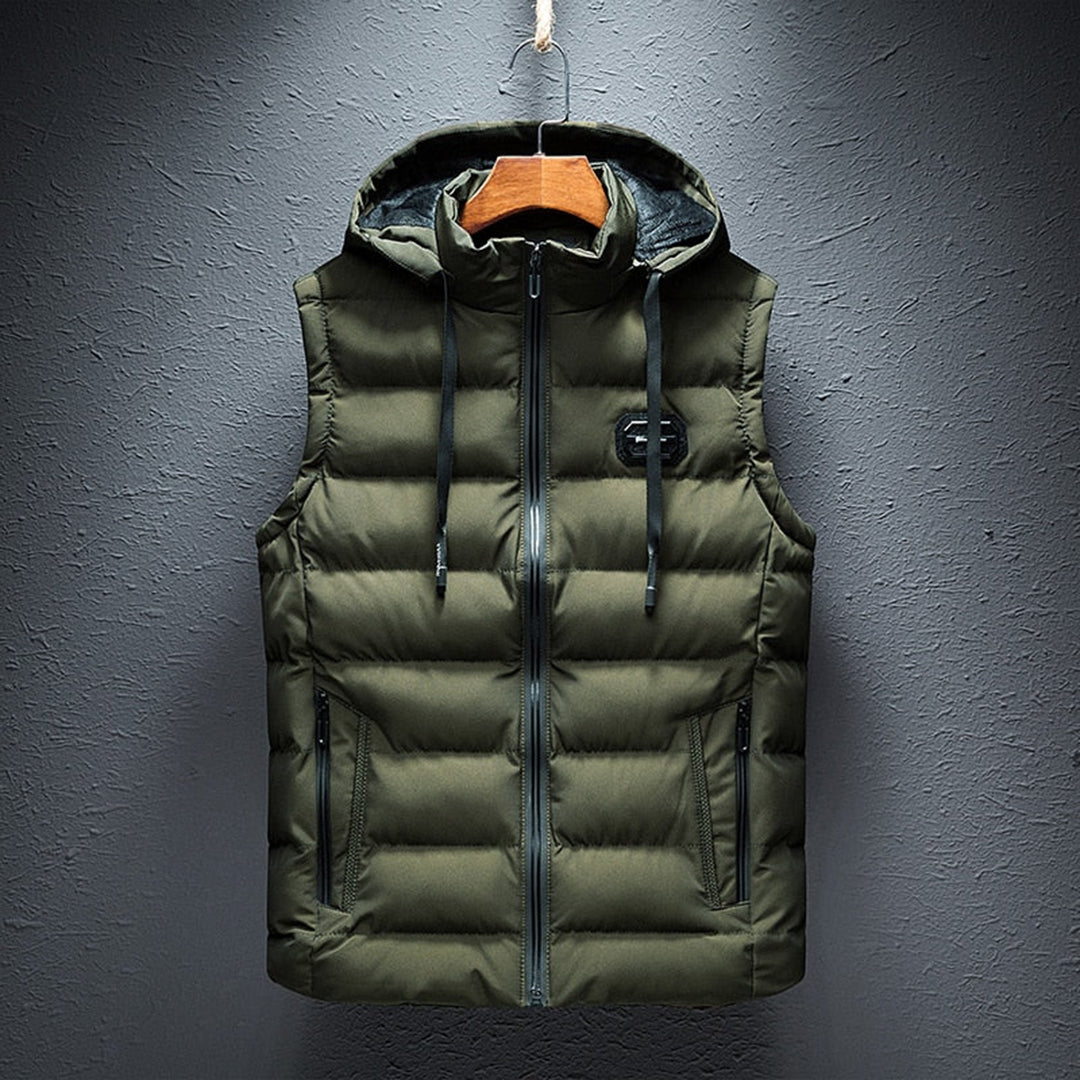 Lässige Herren Bodywarmer mit Kapuze - Jason