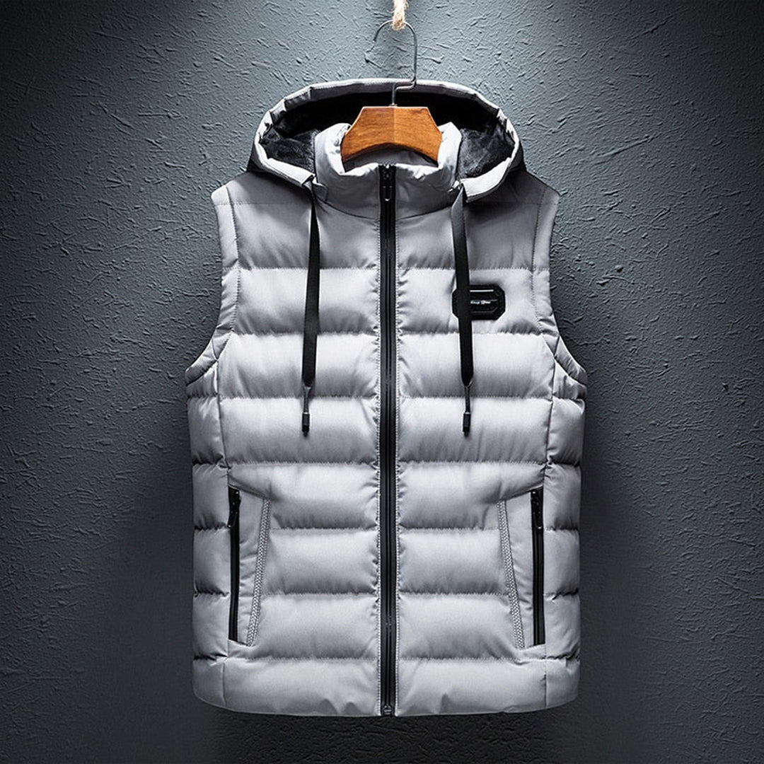 Lässige Herren Bodywarmer mit Kapuze - Jason