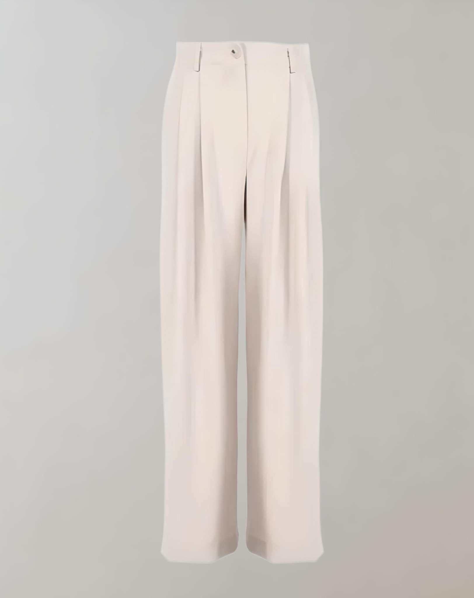 Joana -  Hose mit hohem Bund weitem Bein und Seitentaschen Hose