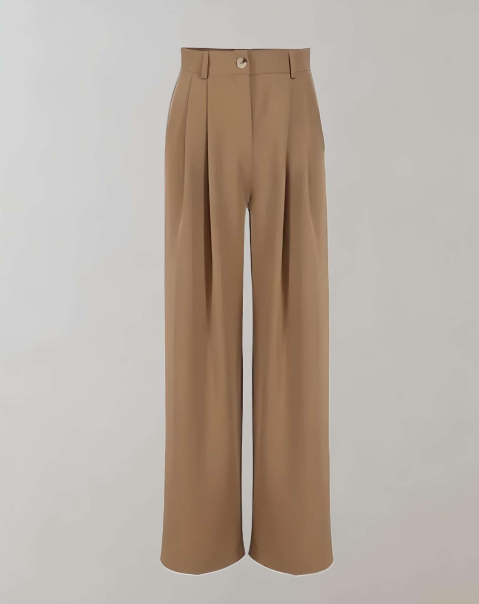 Joana -  Hose mit hohem Bund weitem Bein und Seitentaschen Hose