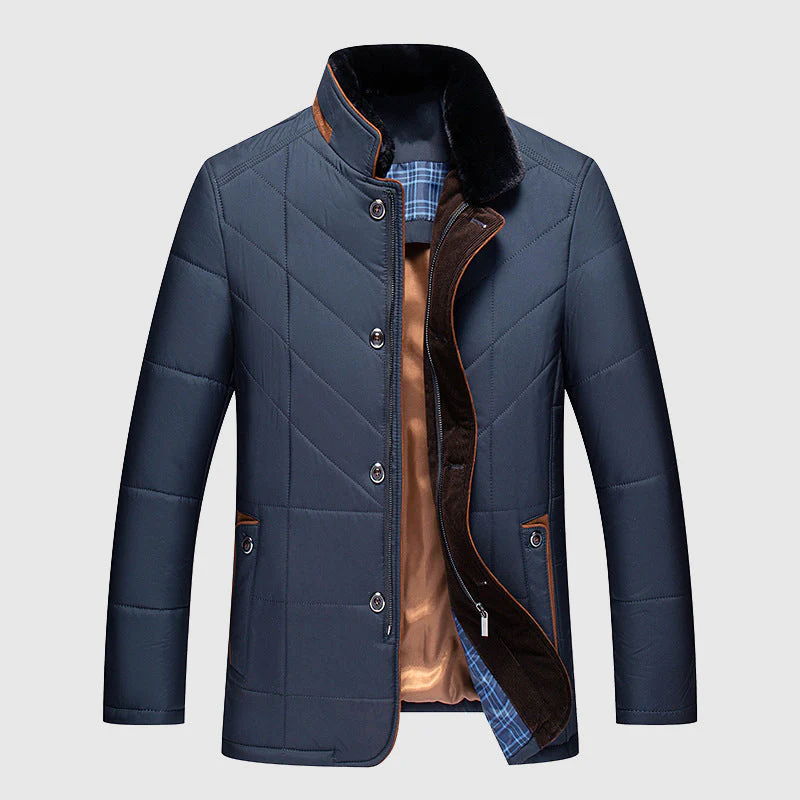 Giuseppe | Zeitloses Steppjacke mit Stehkragen und Reißverschluss