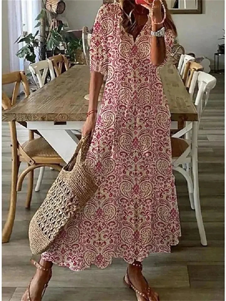 Luftiges Maxi Sommerkleid für Damen - Elegantes Design und Bequeme Passform