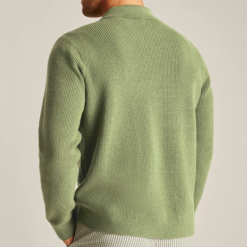 Eleganter Herren-Strickcardigan für kühle Tage