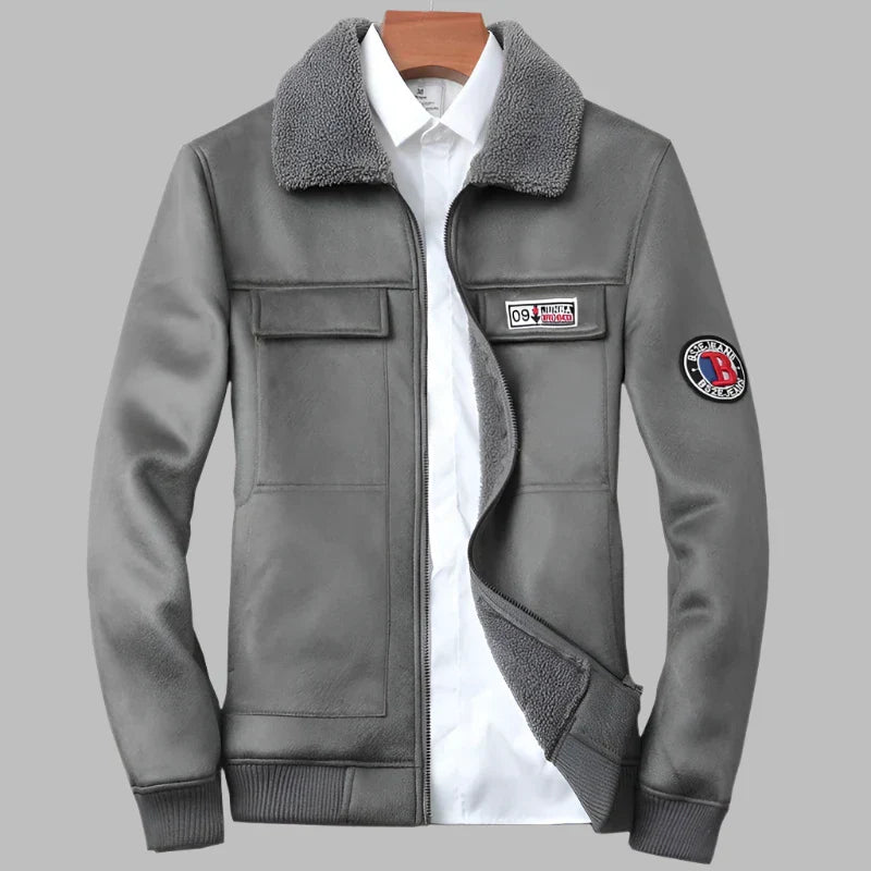Ryu | zeitloses Bomberjacke mit Fleecekragen und Innenfutter