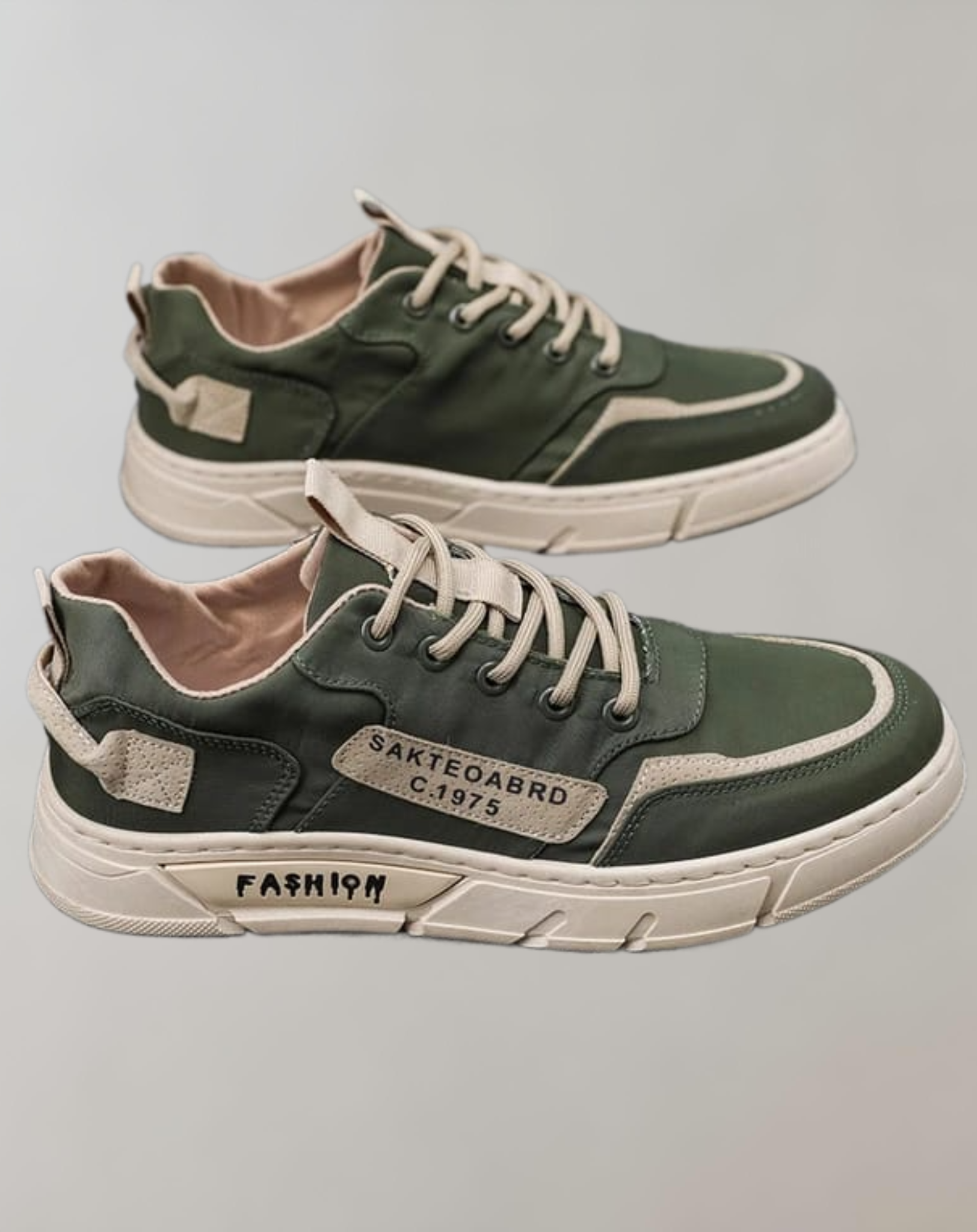 Vance - Niedrig geschnittene Schnürsneaker für Herren mit Statement Print Design Schuhe