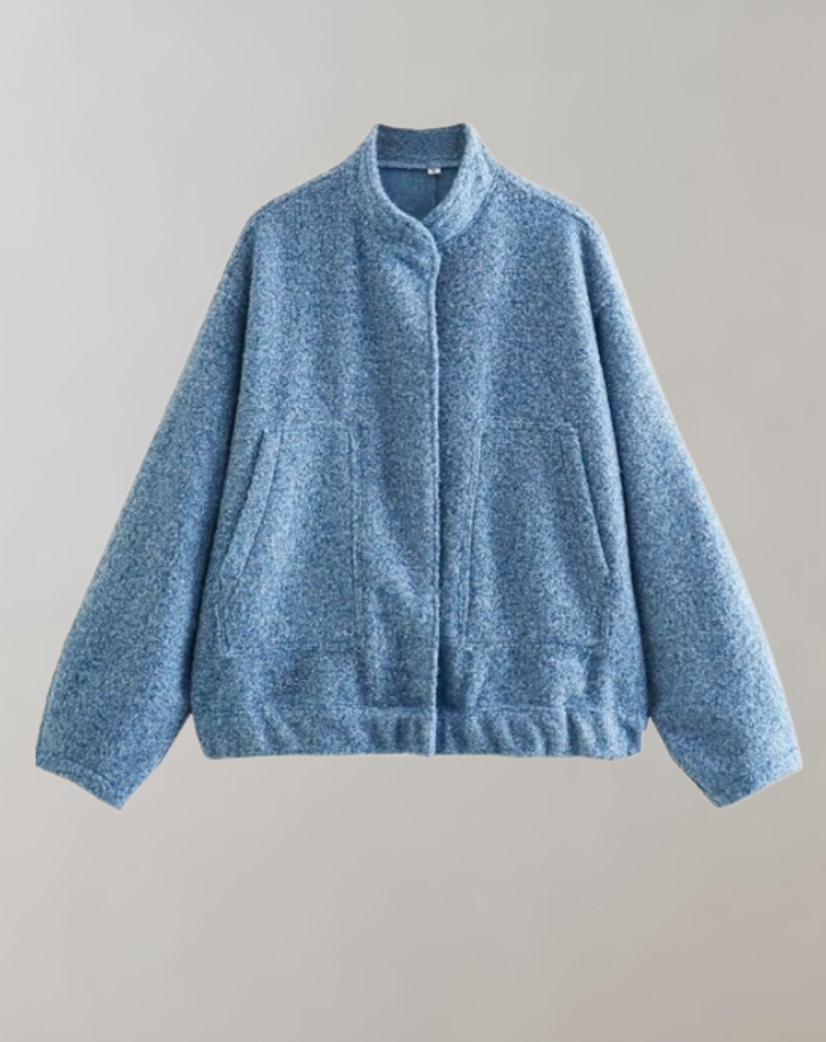 Adrianna - Dicke und bauschige Jacke mit Knöpfen für Damen Jacke