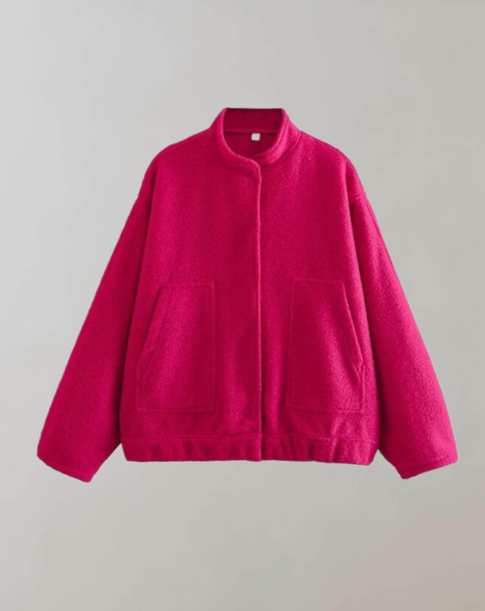 Adrianna - Dicke und bauschige Jacke mit Knöpfen für Damen Jacke