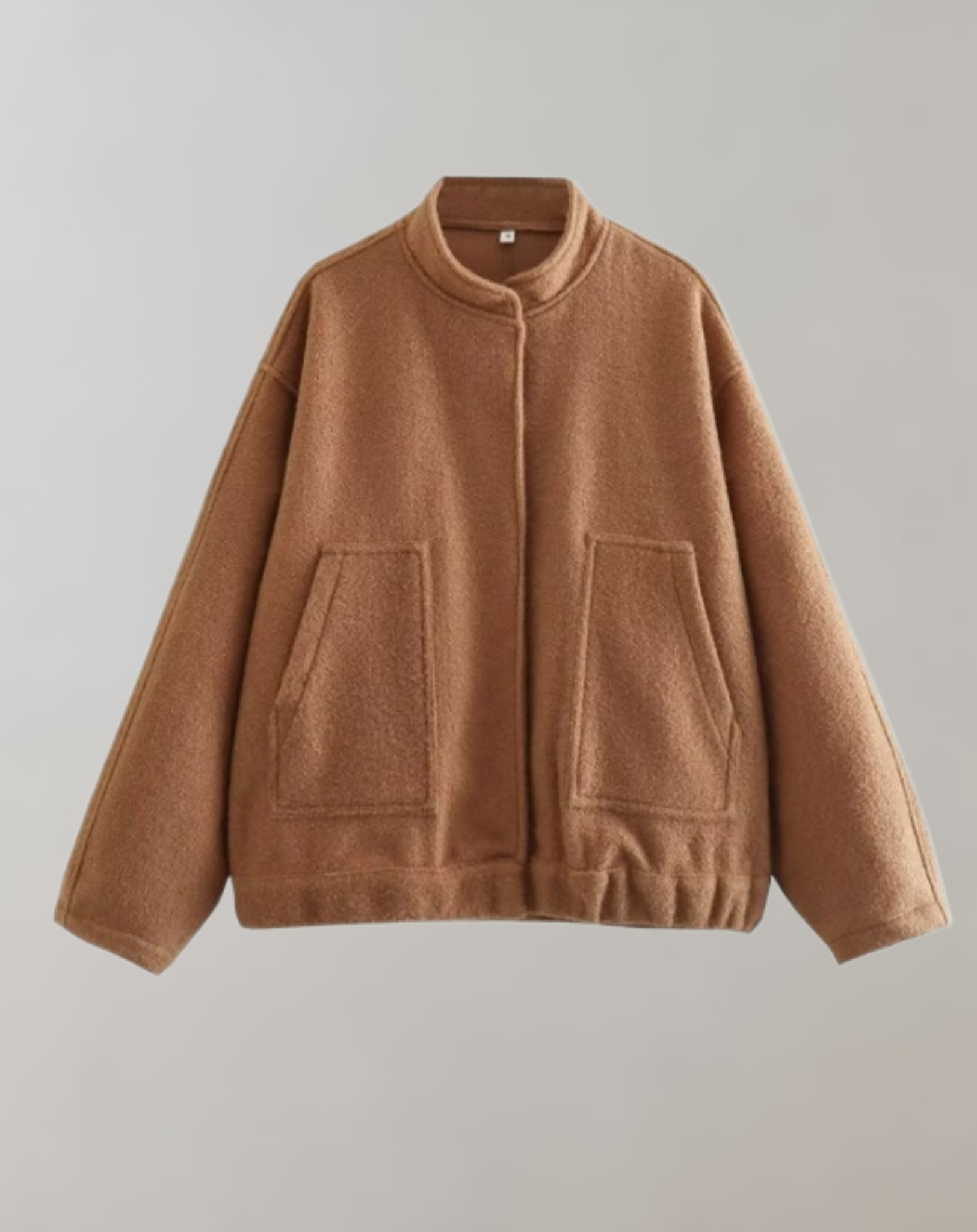 Adrianna - Dicke und bauschige Jacke mit Knöpfen für Damen Jacke
