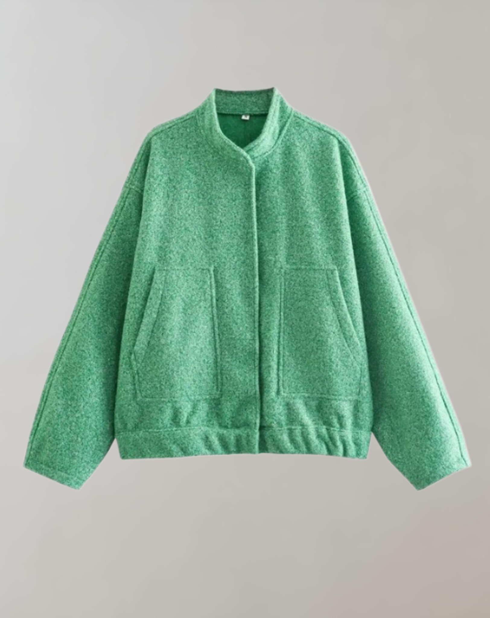 Adrianna - Dicke und bauschige Jacke mit Knöpfen für Damen Jacke