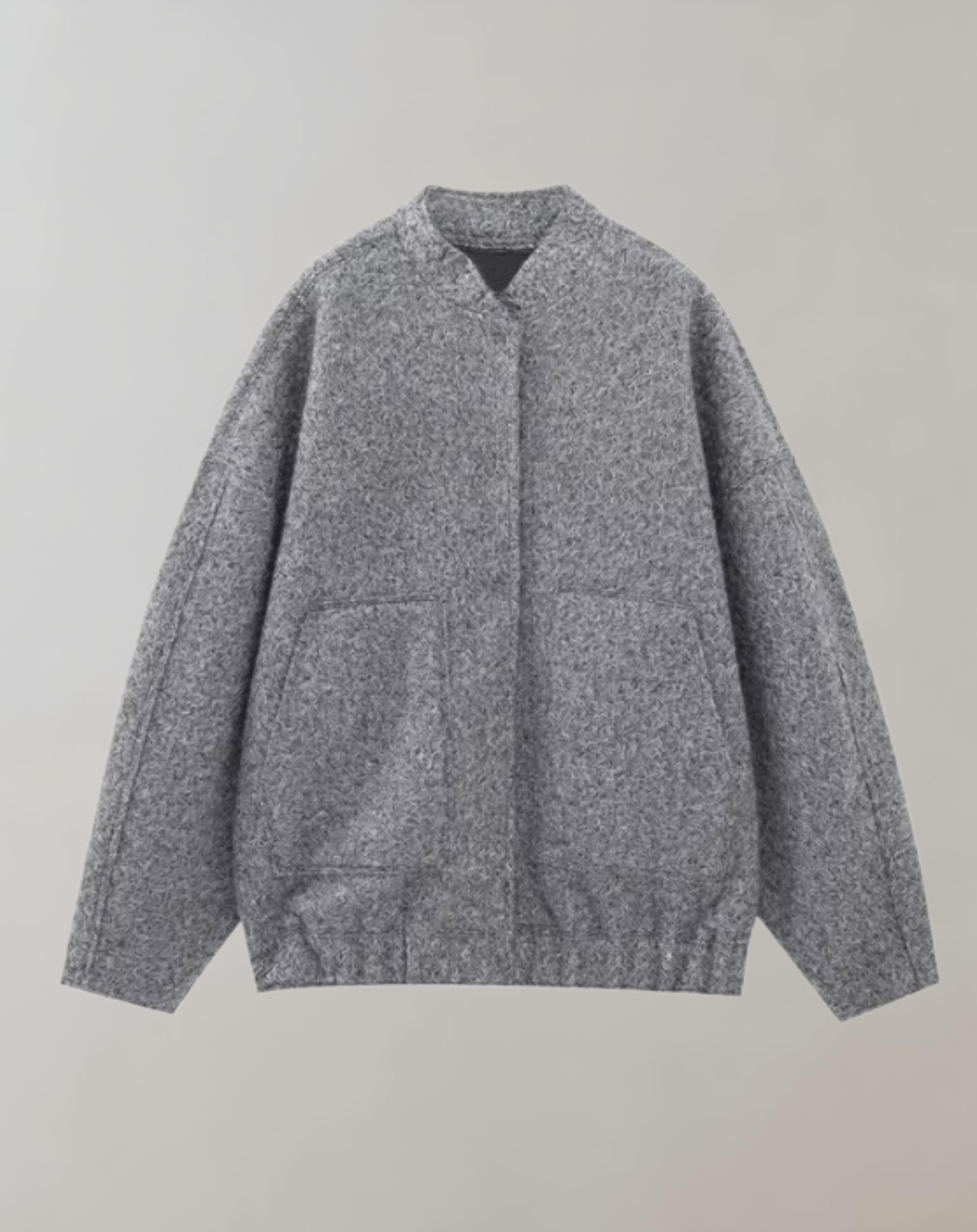 Annalisa - Übergroße Jacke mit Knöpfen für Damen und Taschen Jacke