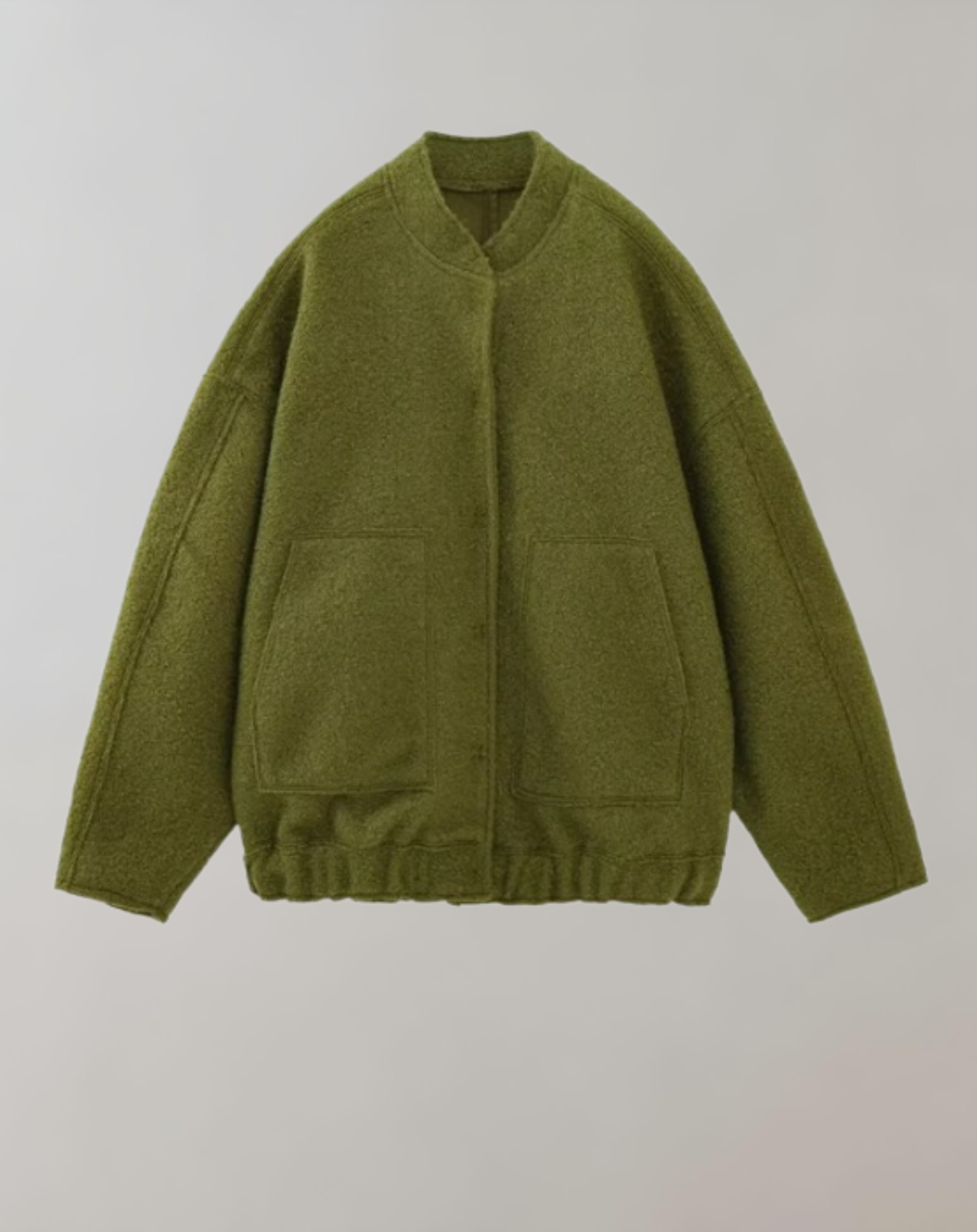 Annalisa - Übergroße Jacke mit Knöpfen für Damen und Taschen Jacke