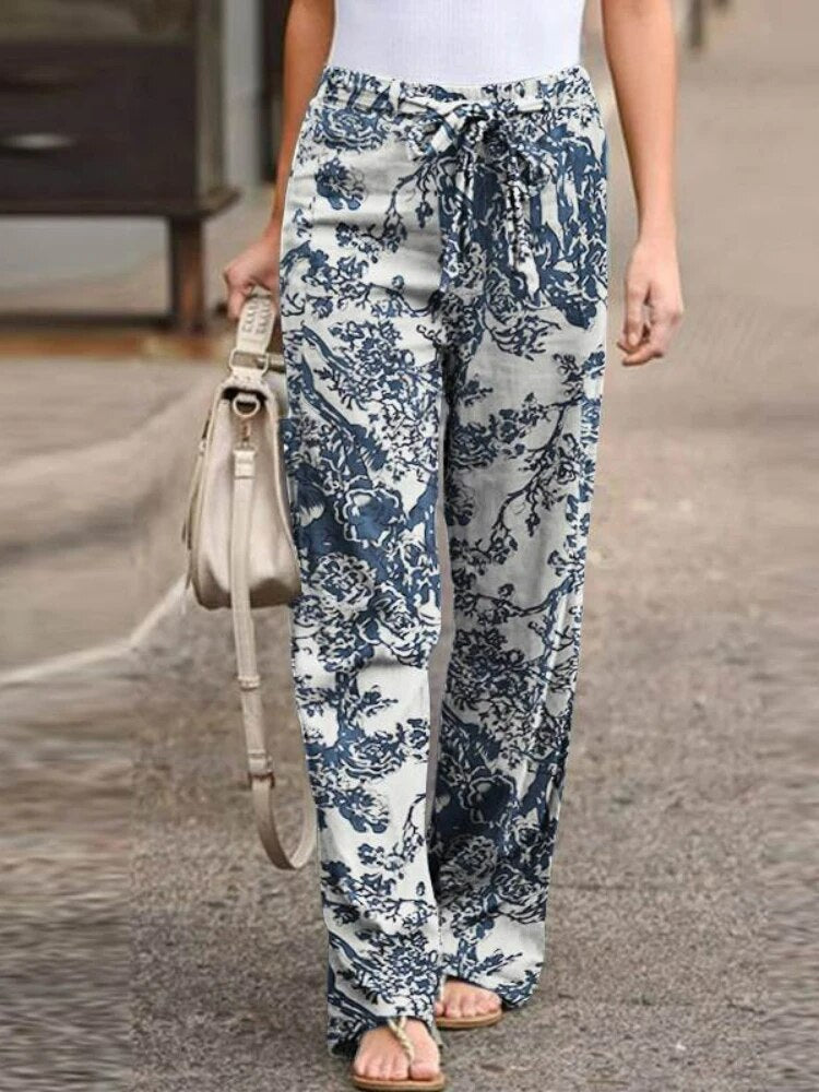 Leala - Elegante Damenhose mit weitem Bein für den Sommer